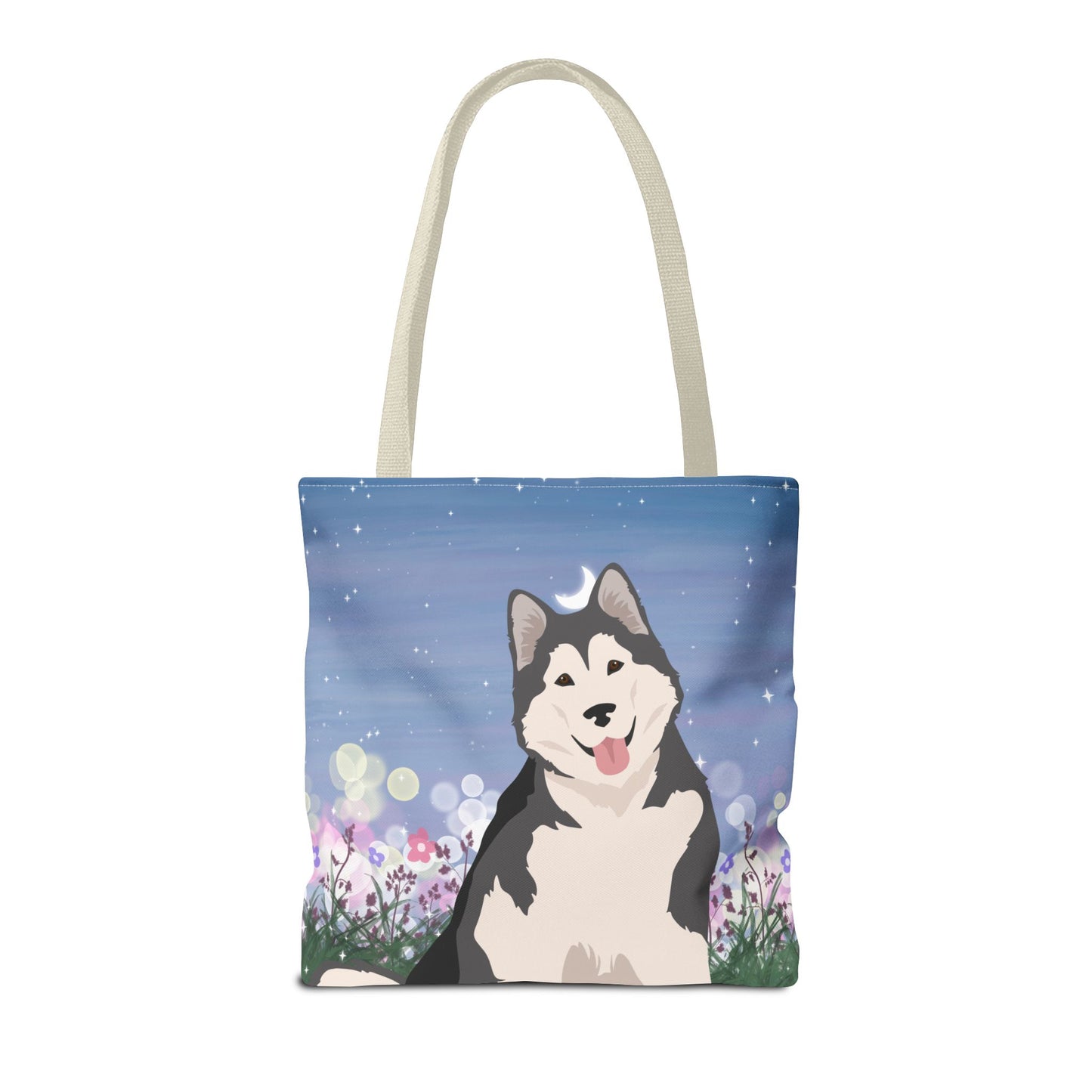 Alaskan Malamute Dog Tote Bag 16x16