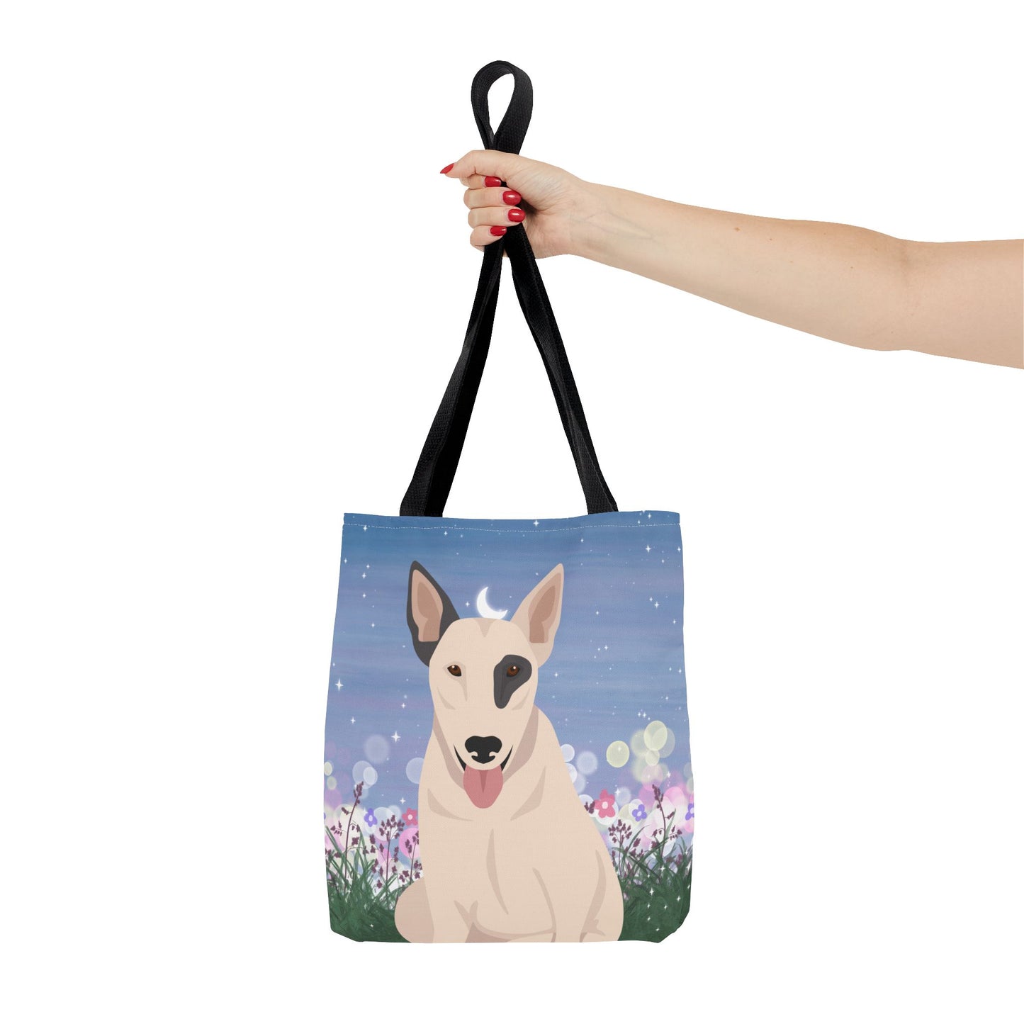 Bull Terrier Dog Tote Bag 13x13