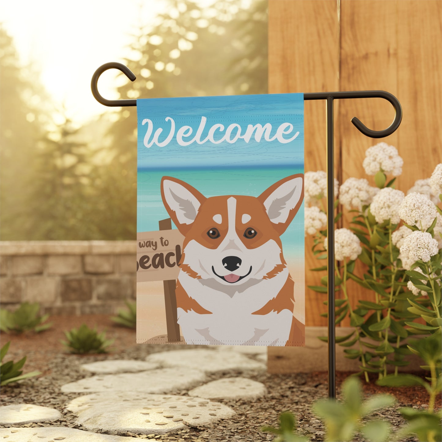 Pembroke Welsh Corgi Dog Garden Flag