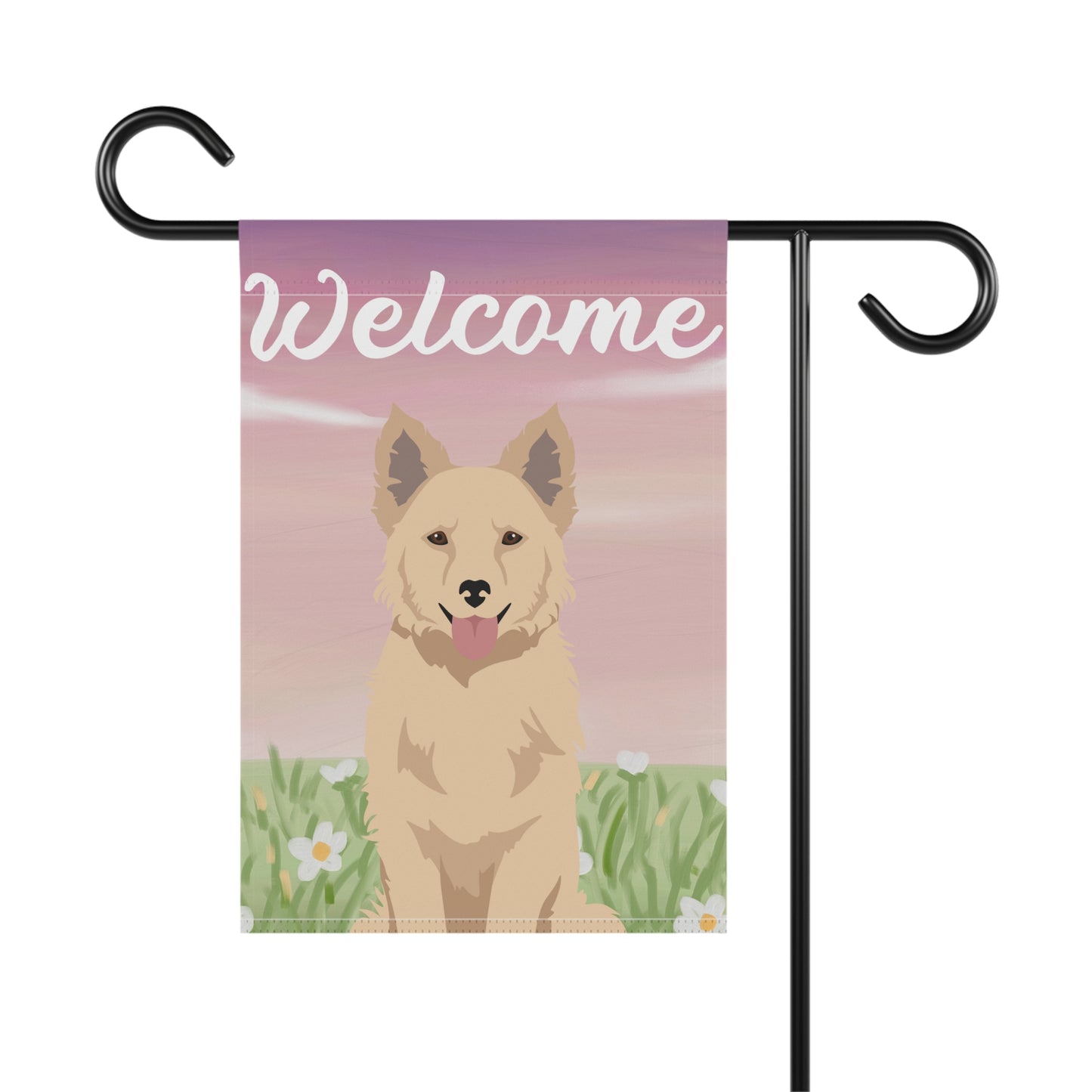 Mudi Dog Welcome Garden Flag