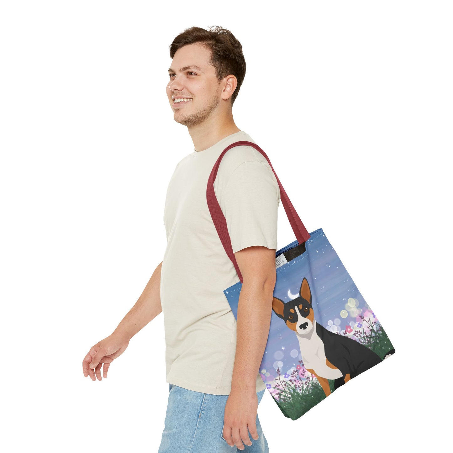 Basenji Dog Tote Bag 16x16
