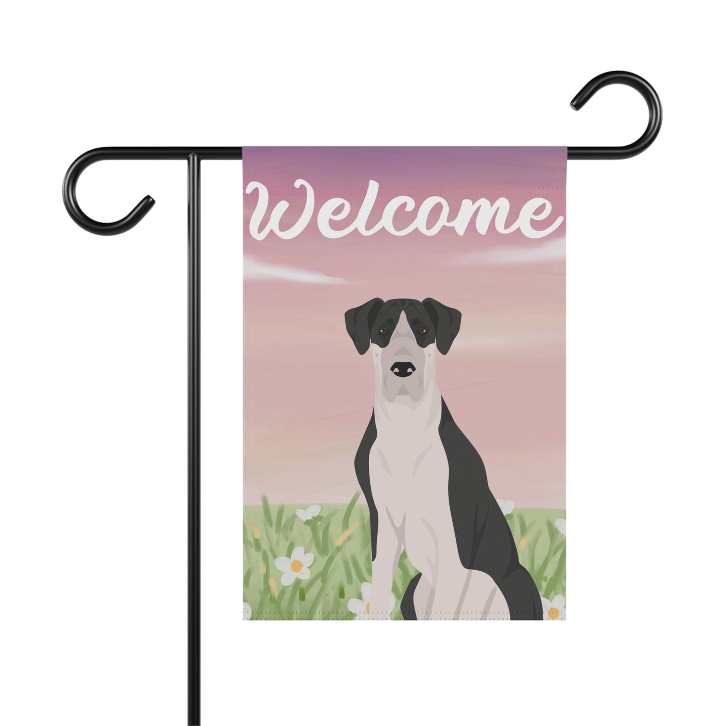Great Dane Dog Welcome Garden Flag