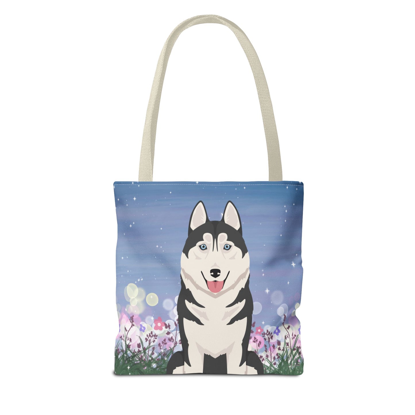 Siberian Husky Dog Tote Bag 13x13