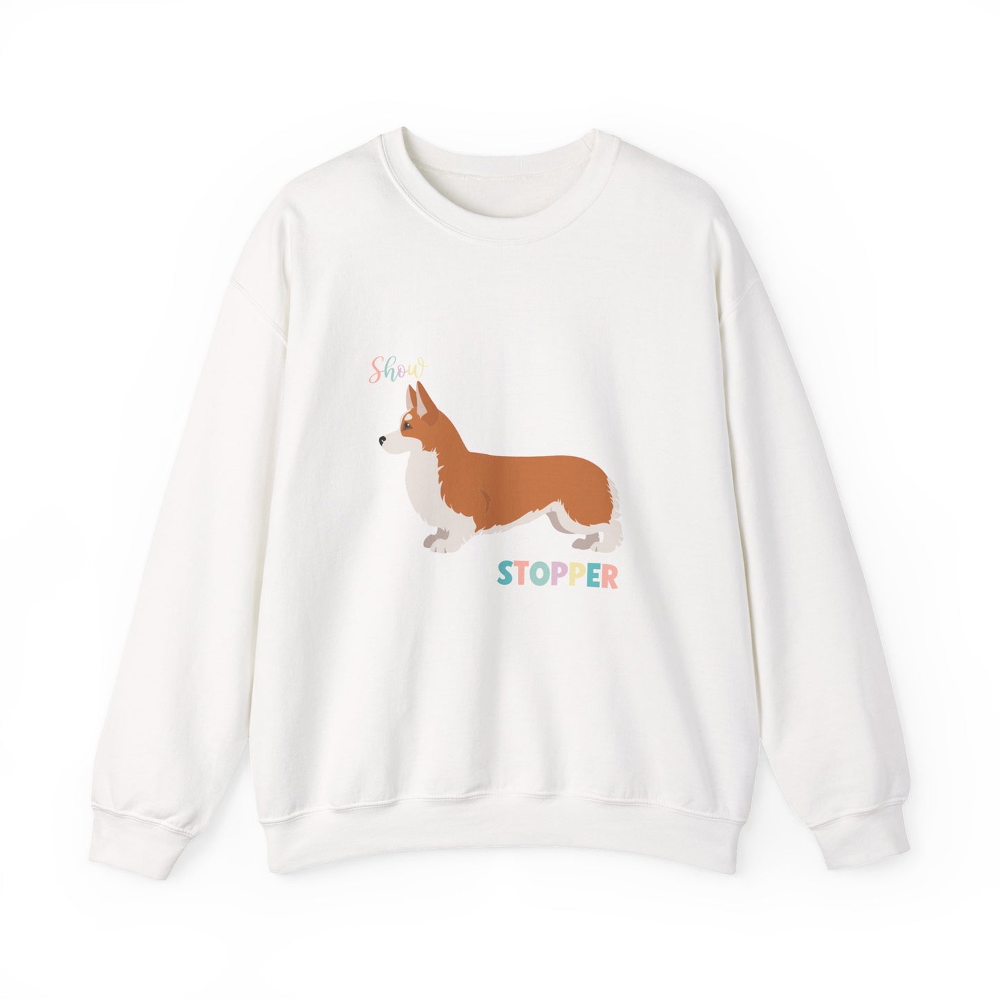 Pembroke Welsh Corgi Dog Unisex Heavy Blend Crewneck Sweatshirt
