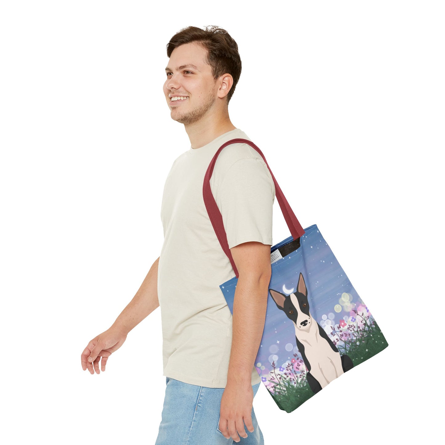 Border Collie Dog Tote Bag 16x16
