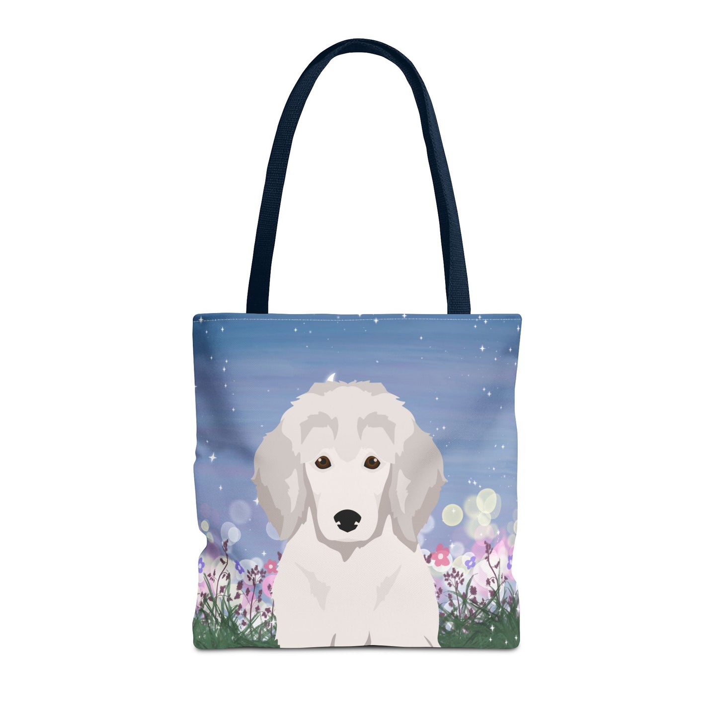 Poodle Dog Tote Bag 16x16