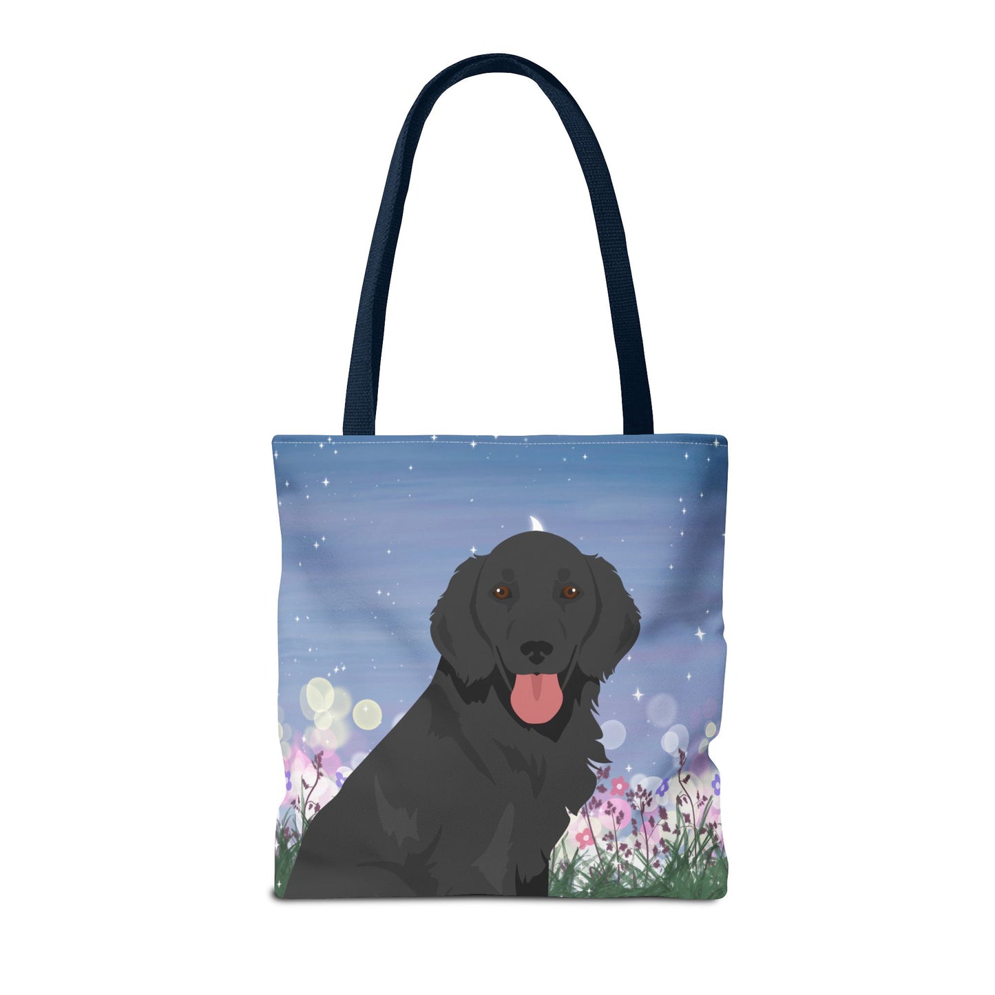 Flat-coated Retriever Dog Tote Bag 16x16