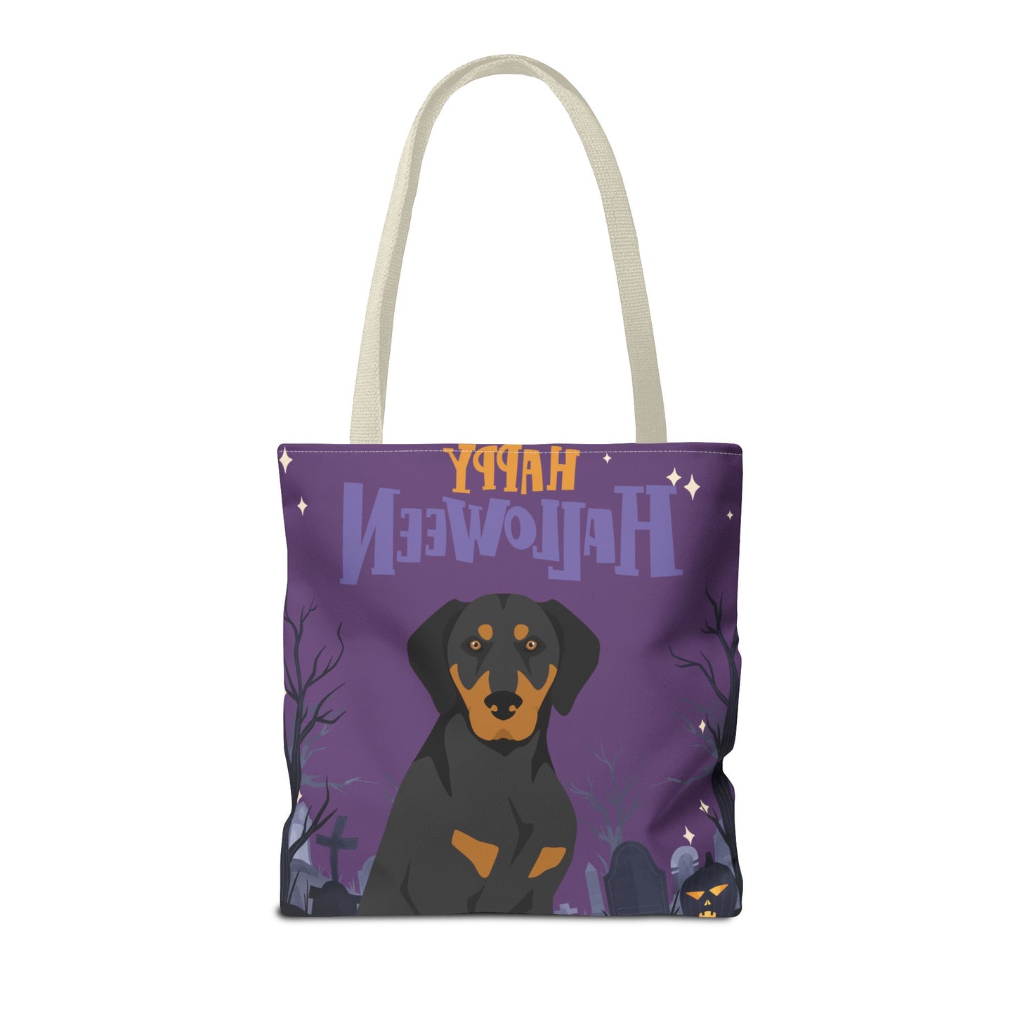 Transylvanian Hound Dog Happy Halloween Tote Bag 16x16