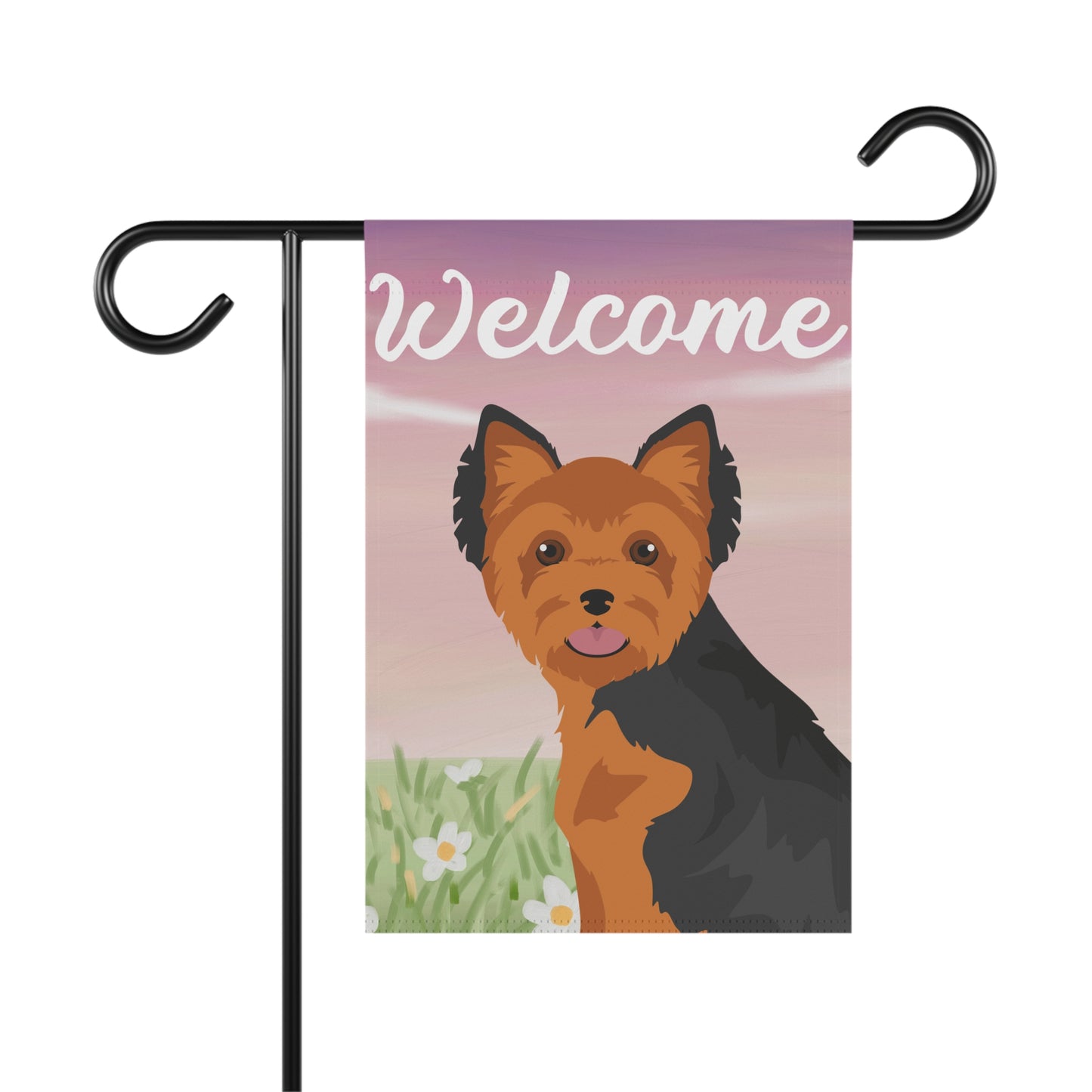 Yorkshire Terrier Dog Welcome Garden Flag