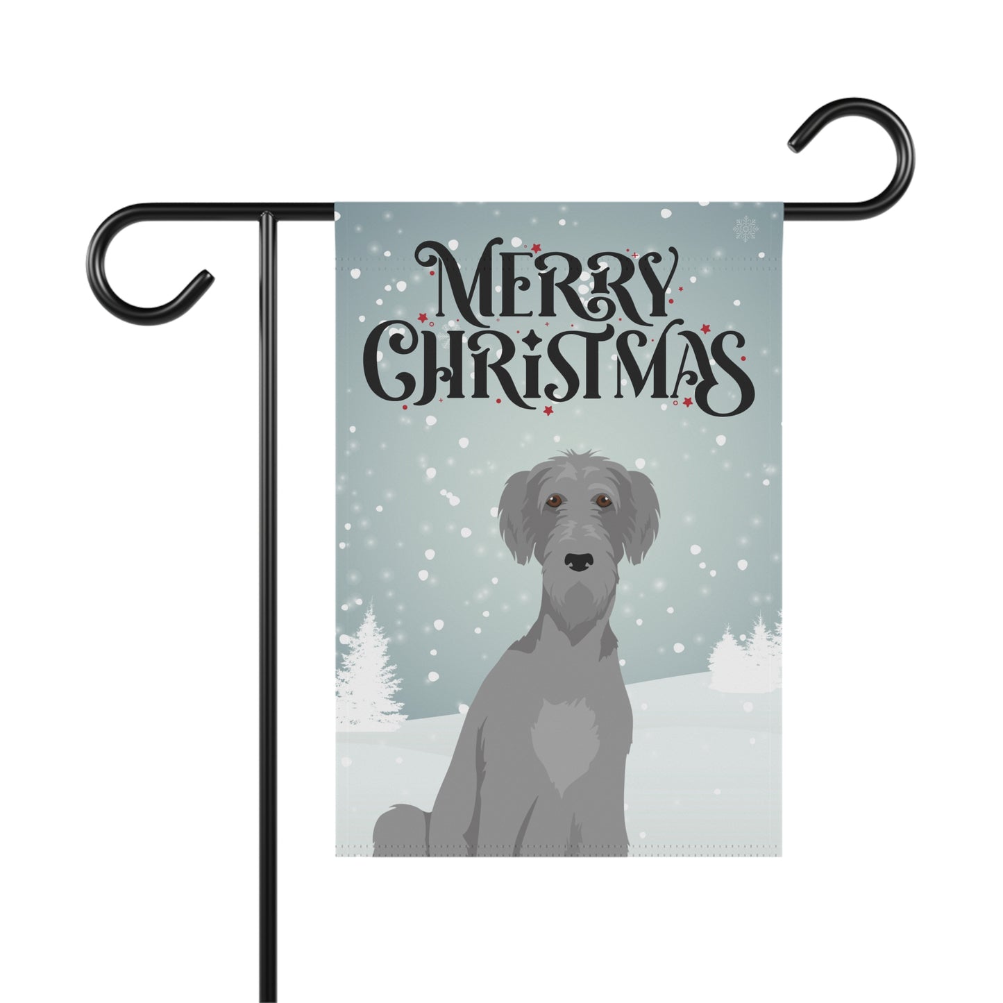 Irish Wolfhound Dog Garden Flag