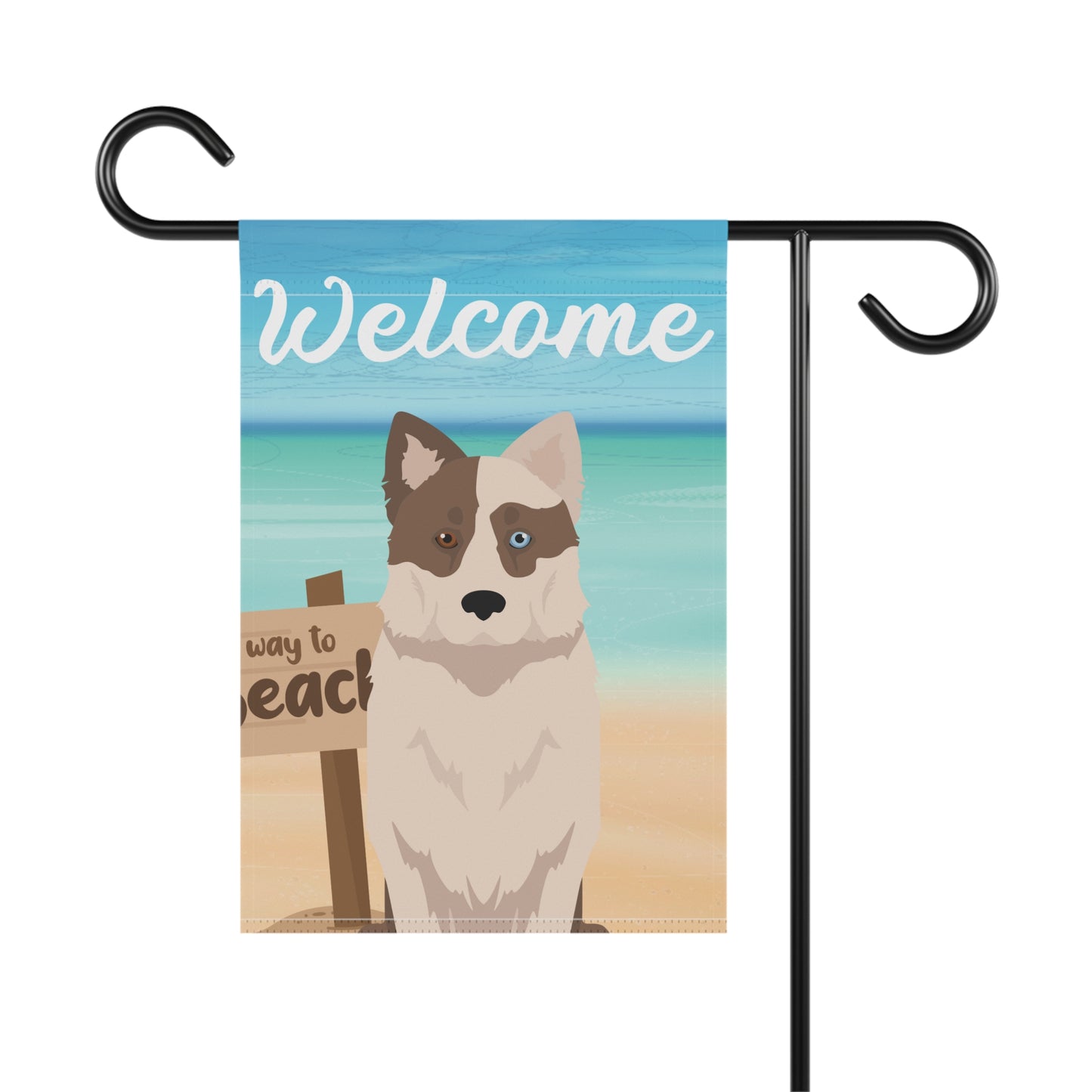 Yakutian Laika Dog Garden Flag