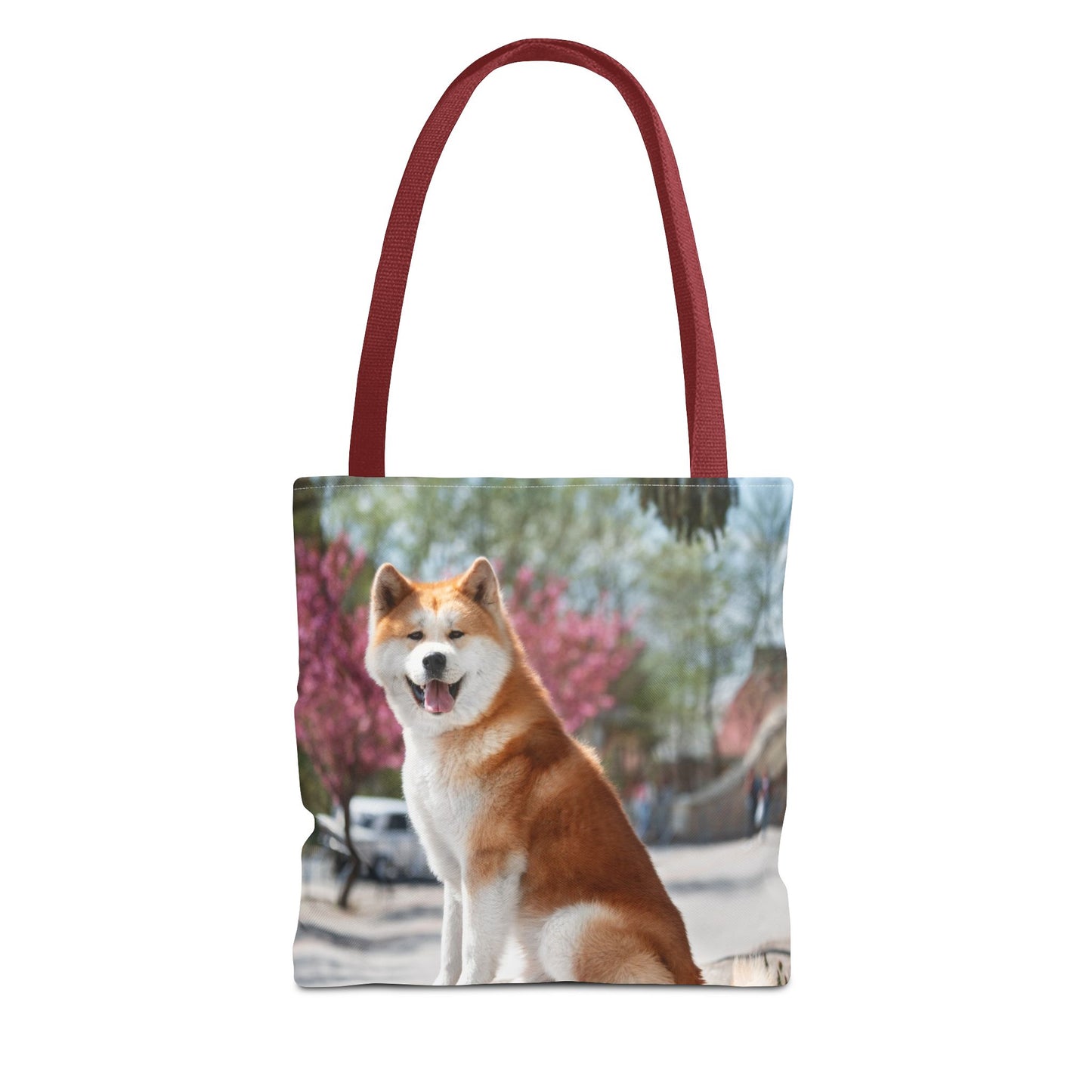 Japanese Akita Dog Tote Bag 13x13