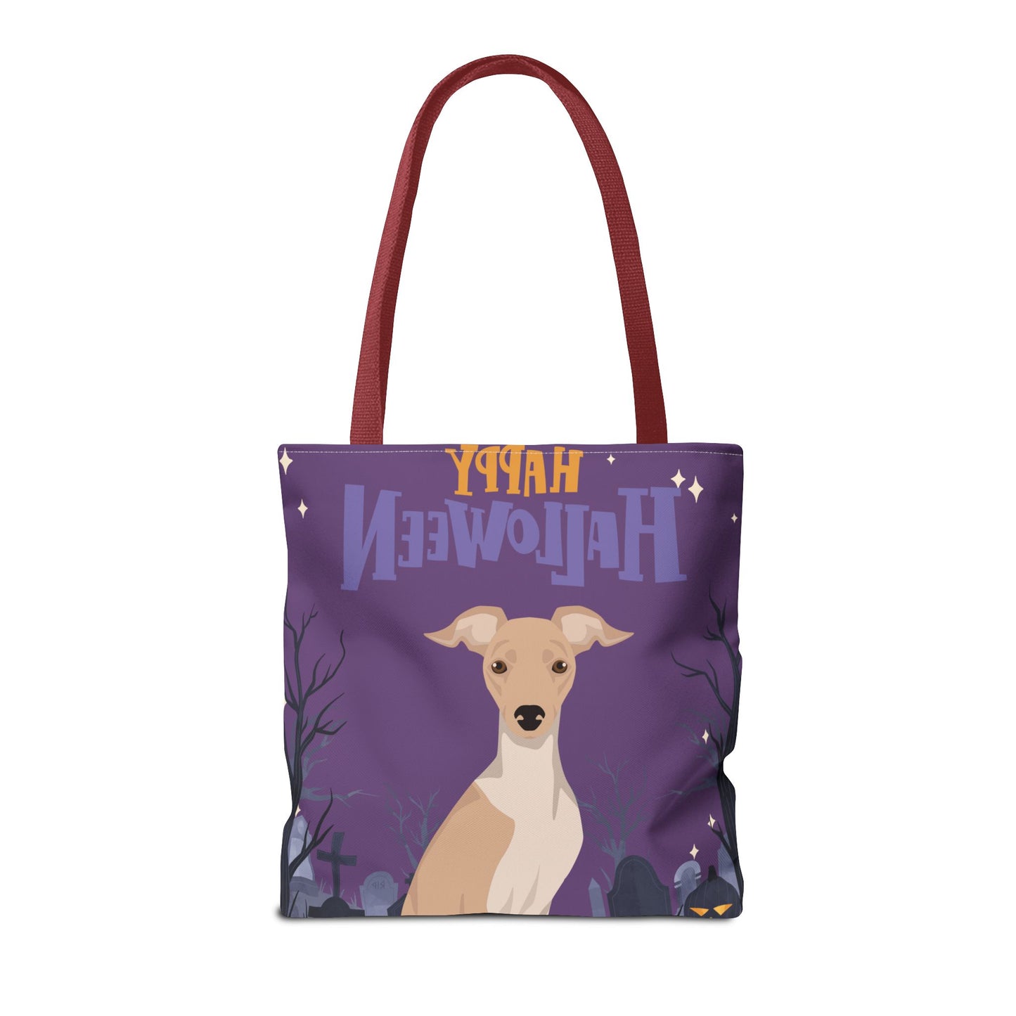 Italian Greyhound Dog Happy Halloween Tote Bag 16x16
