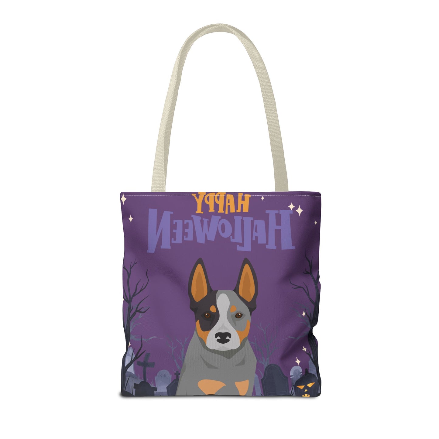 Australian Cattle Dog Dog Happy Halloween Tote Bag 16x16