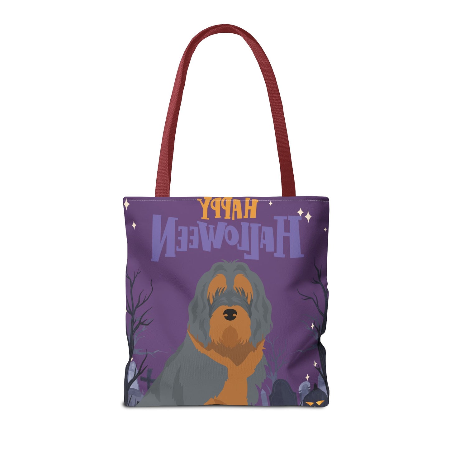 Otterhound Dog Happy Halloween Tote Bag 16x16