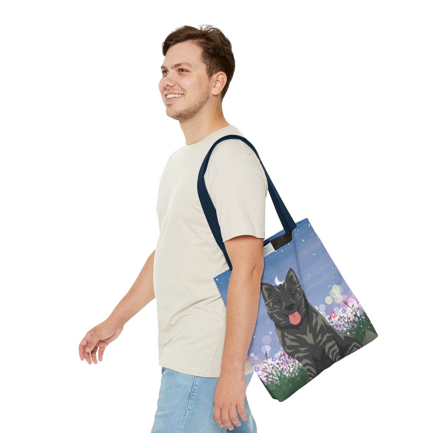 Kintamani Bail Dog Tote Bag 16x16