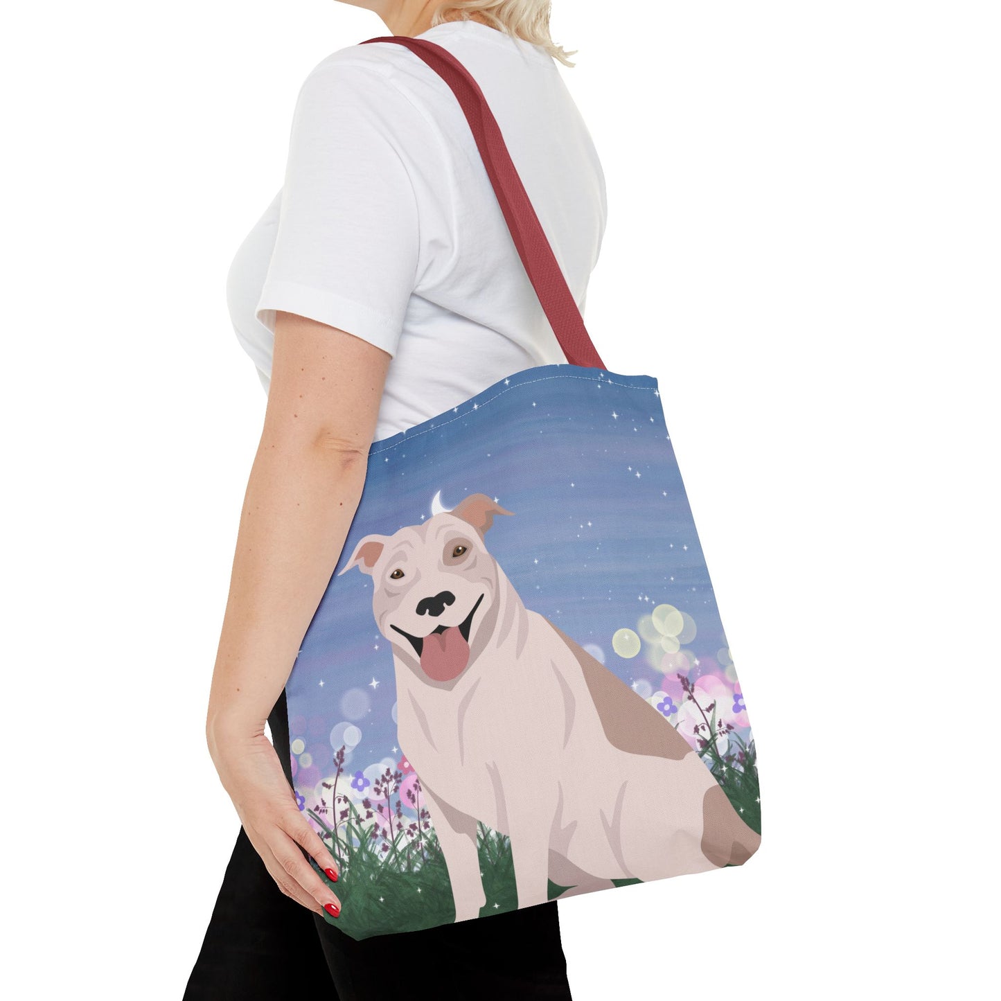 Pit Bull Dog Tote Bag 16x16