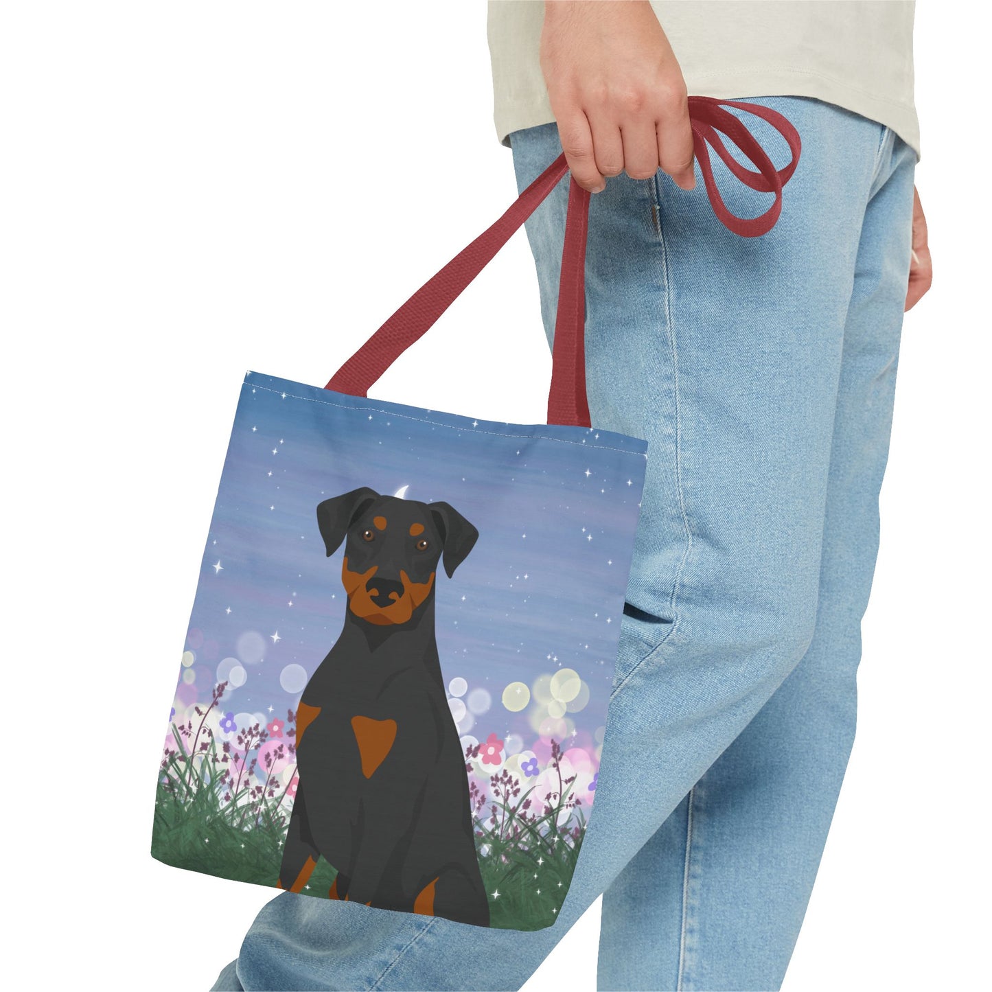 Dobermann Pinscher Dog Tote Bag 13x13
