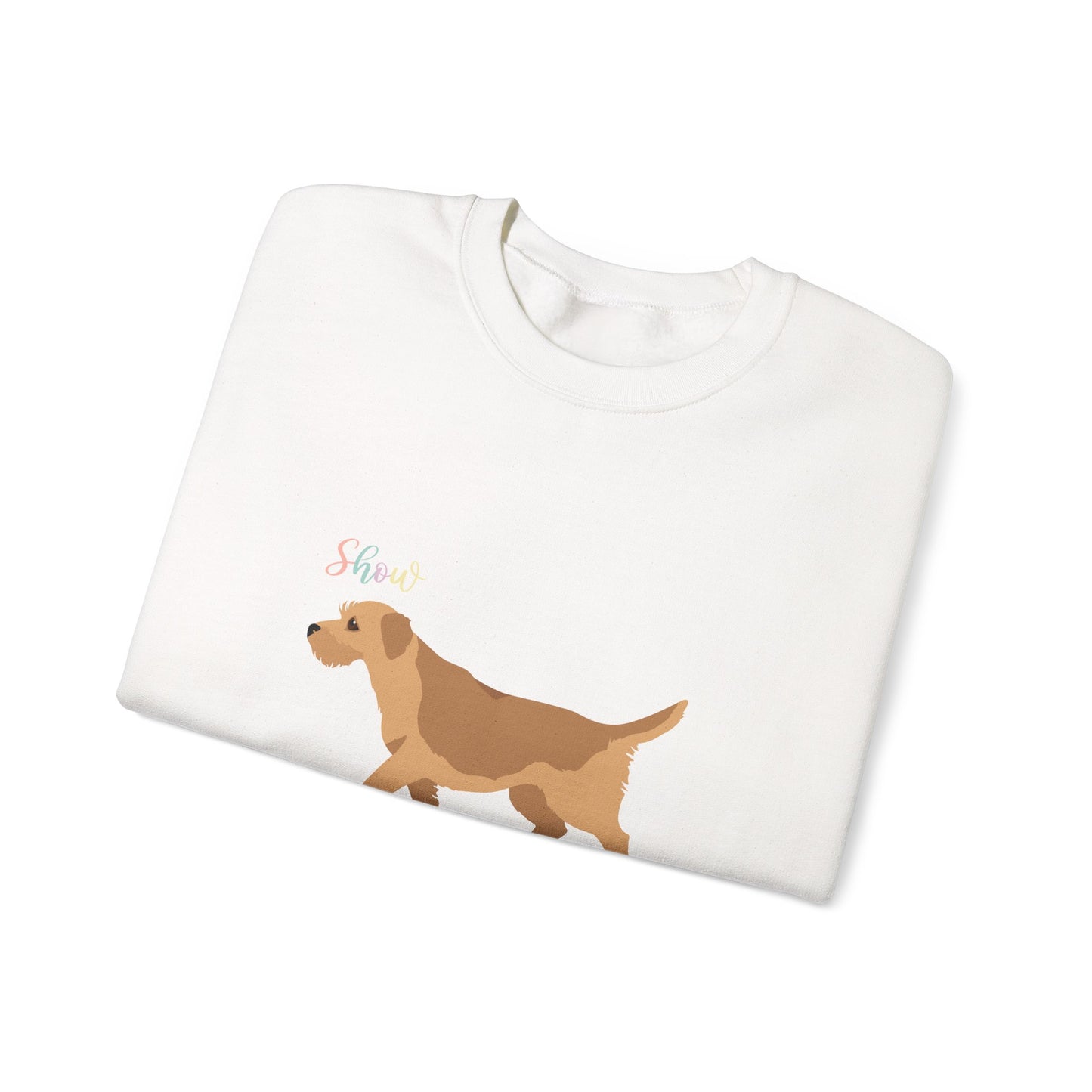 Border Terrier Dog Unisex Heavy Blend Crewneck Sweatshirt