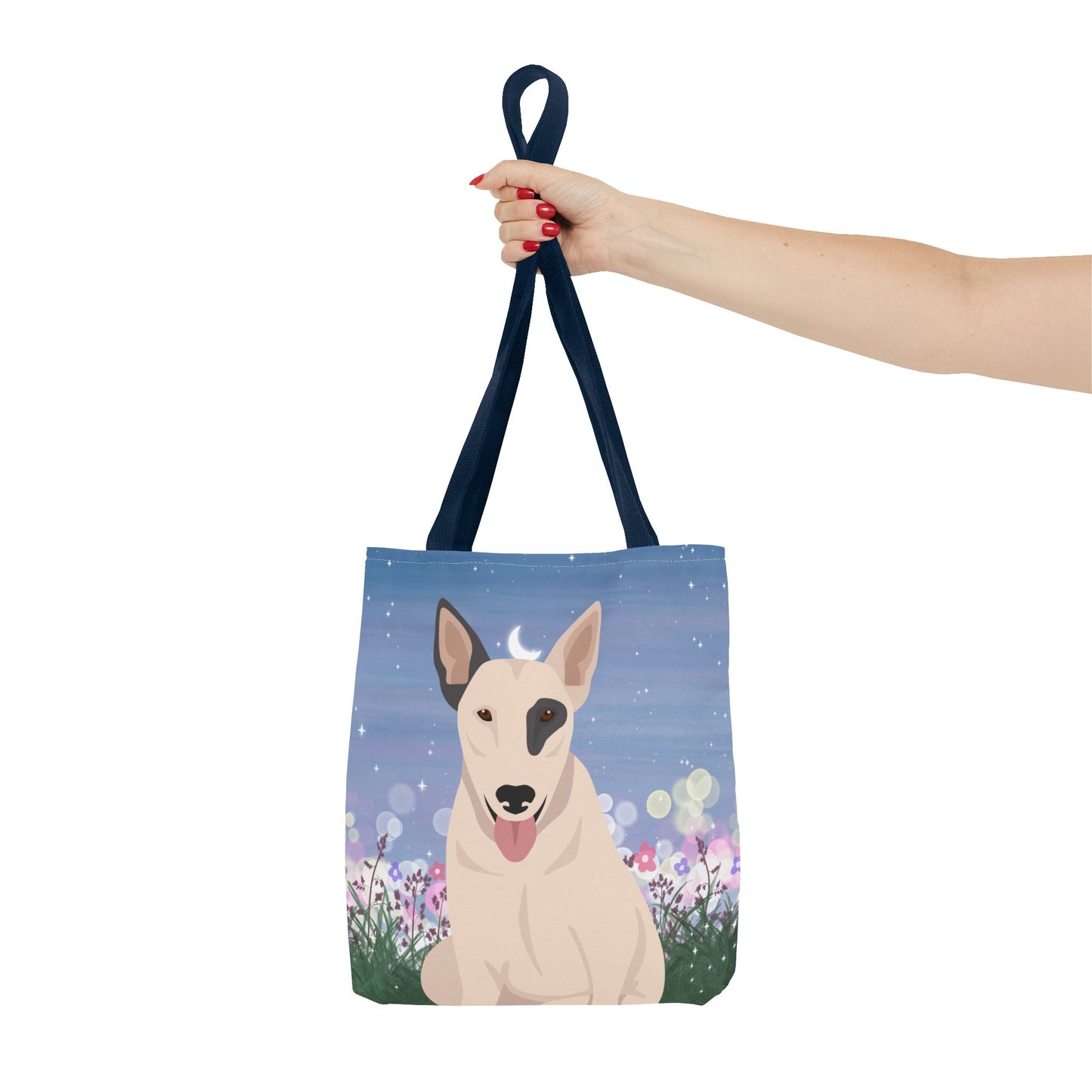 Bull Terrier Dog Tote Bag 13x13