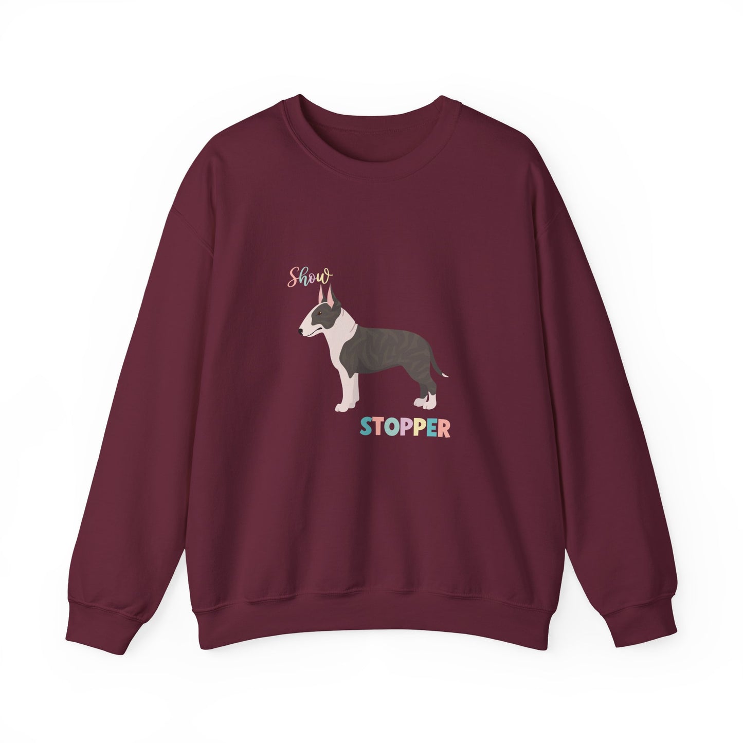 Bull Terrier Dog Unisex Heavy Blend Crewneck Sweatshirt
