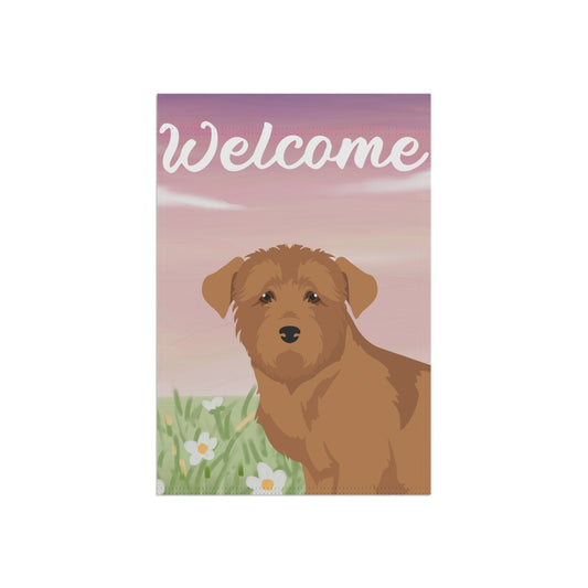 Glen Of Imaal Dog Welcome Garden Flag