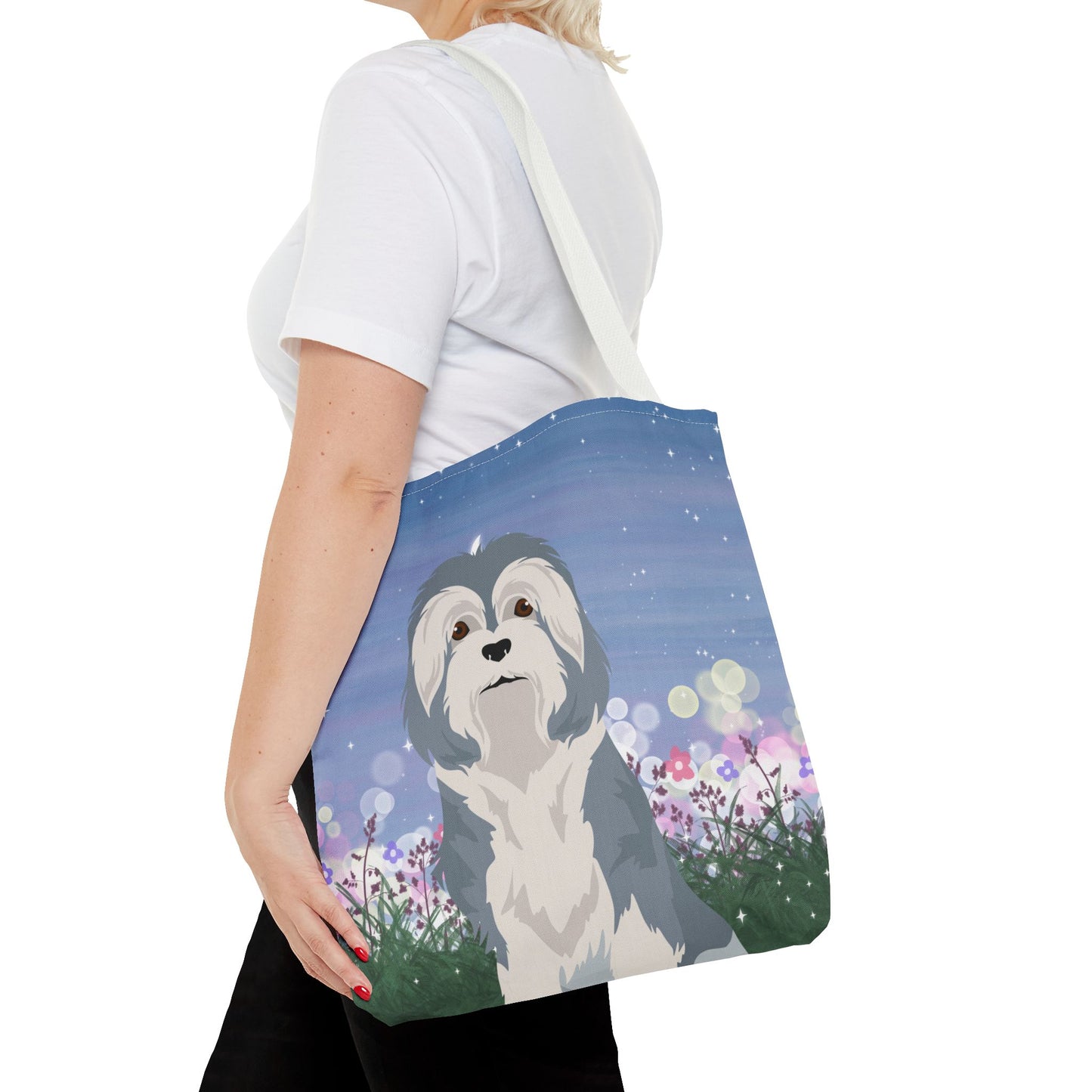 Lowchen Dog Tote Bag 16x16