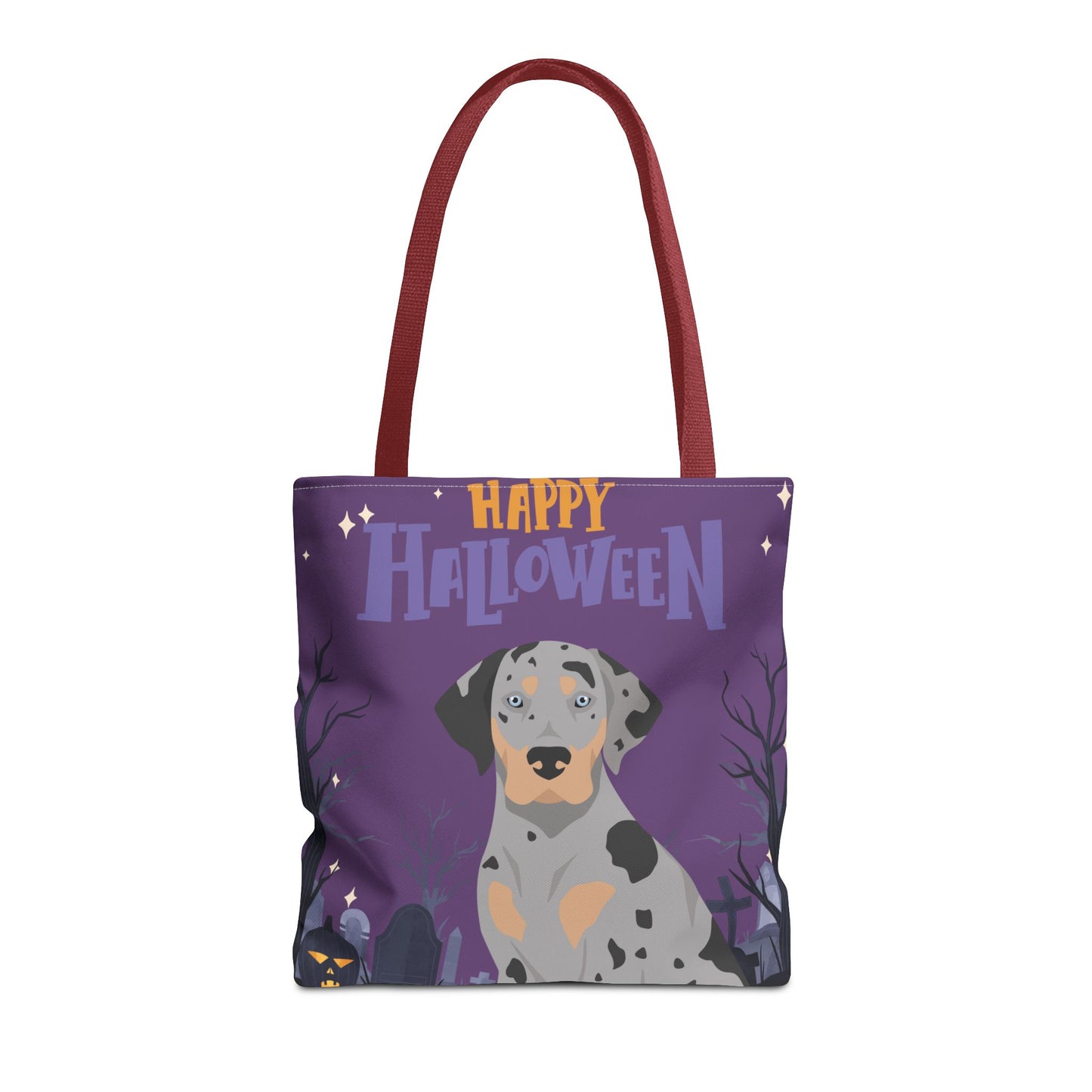 Catahoula Leopard Dog Dog Happy Halloween Tote Bag 16x16