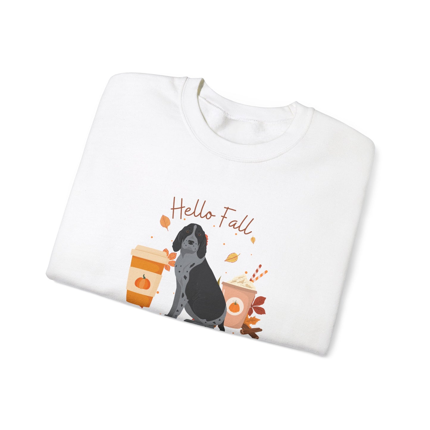 American English Coonhound Dog Fall Unisex Heavy Blend Crewneck Sweatshirt