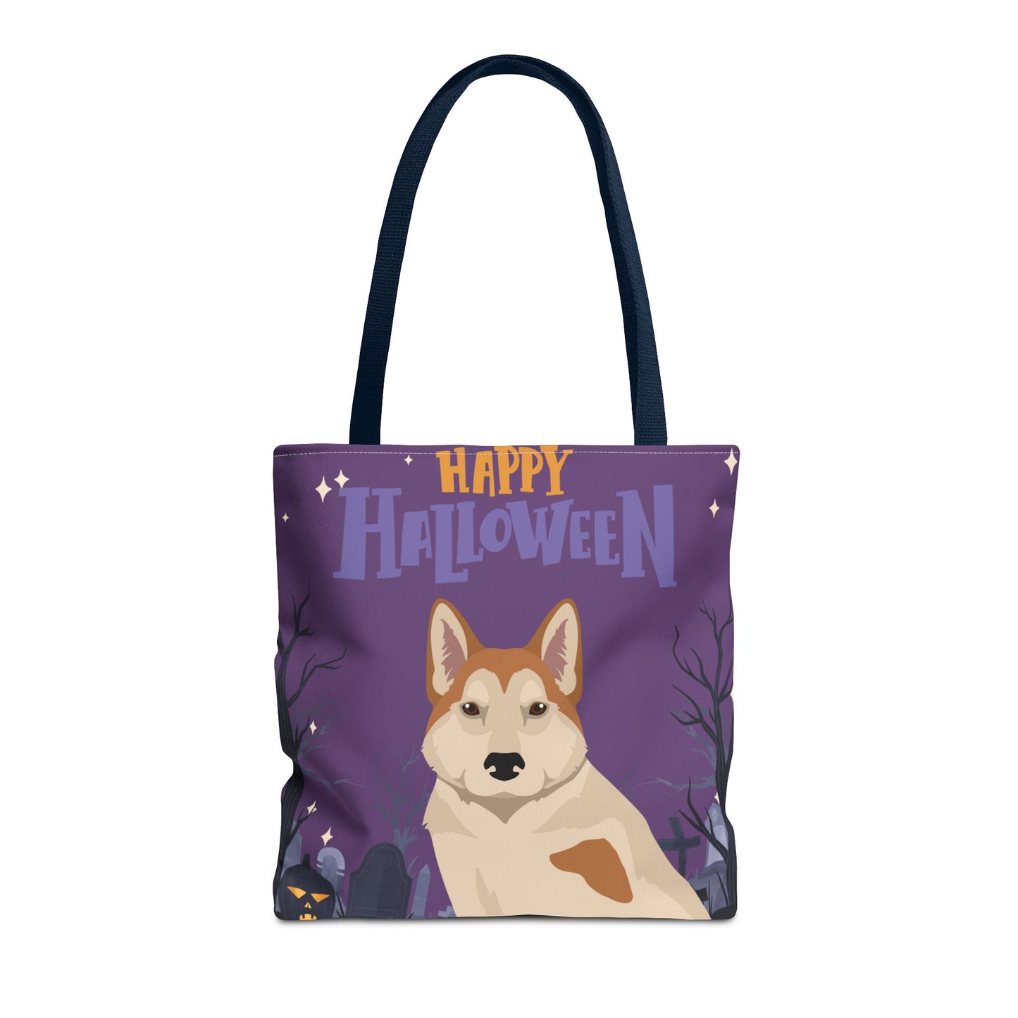East Siberian Laika Dog Happy Halloween Tote Bag 16x16