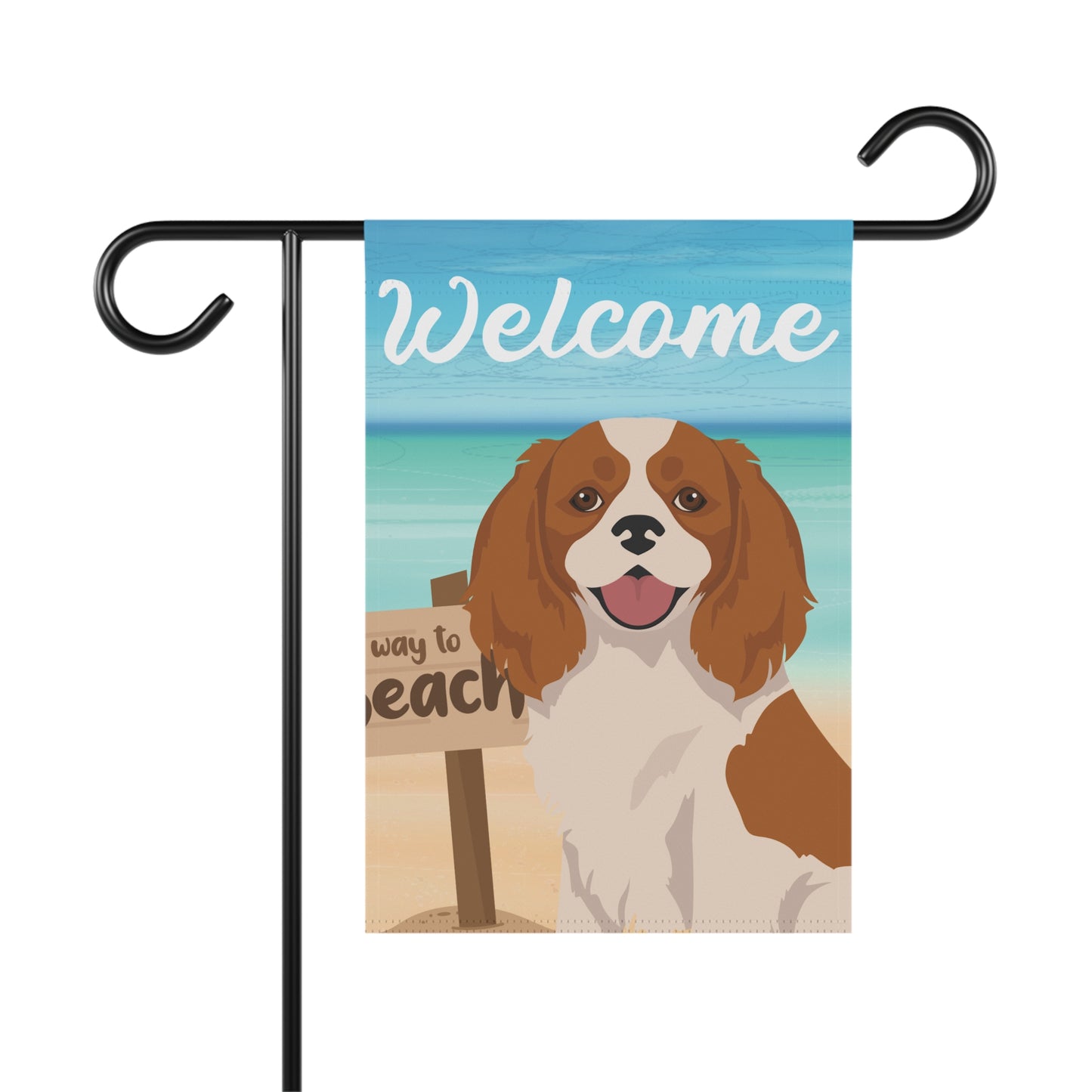 Cavalier King Charles Spaniel Dog Garden Flag