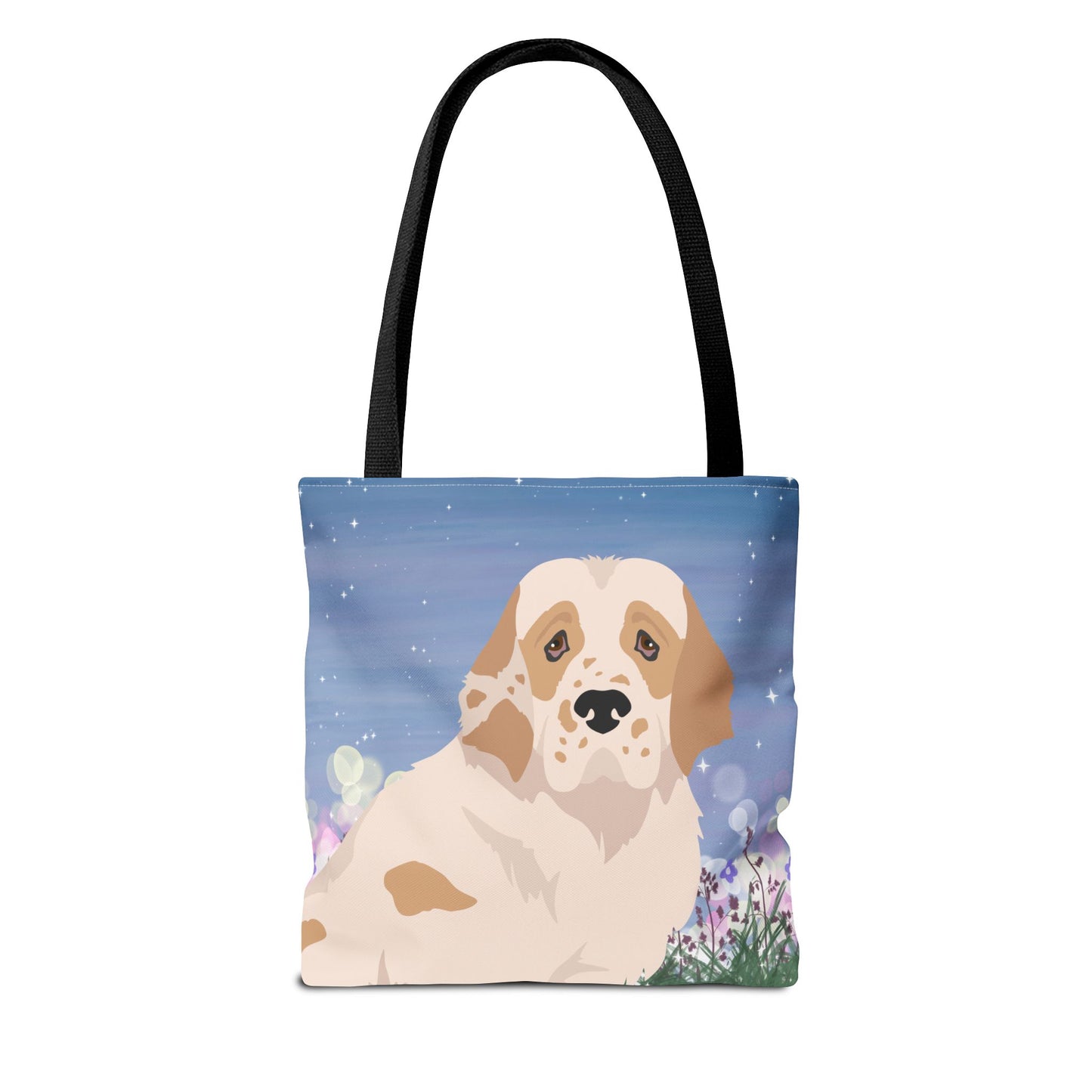 Clumber Spaniel Dog Tote Bag 13x13