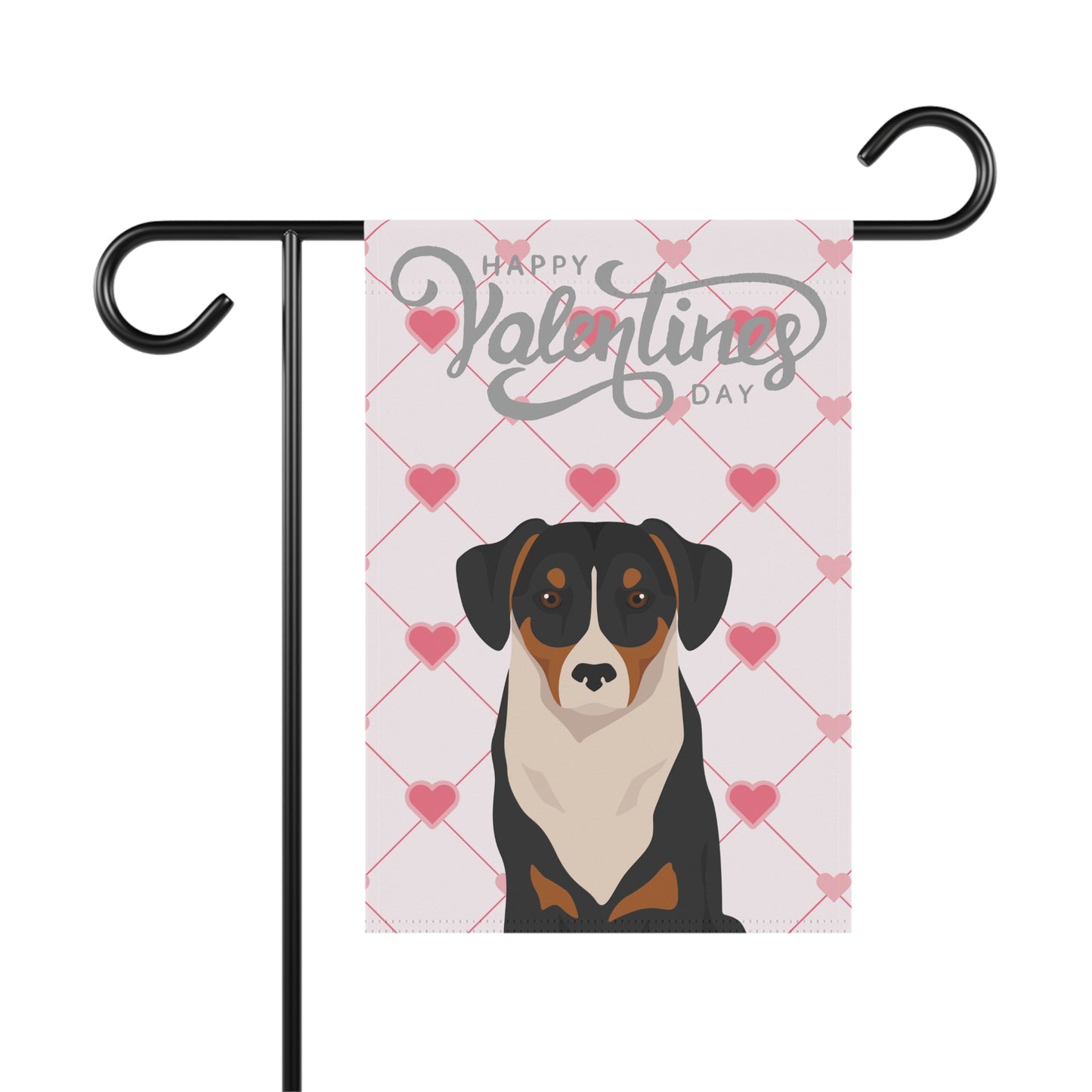Austrian Pinscher Dog Valentine's Day Garden Flag