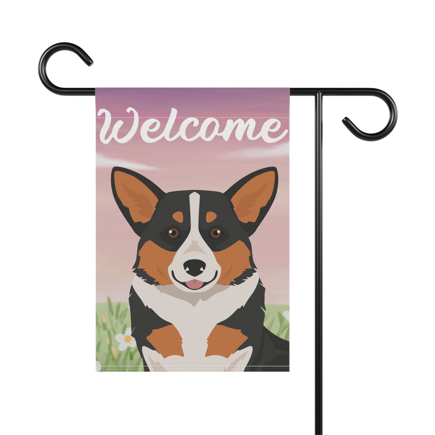 Pembroke Welsh Corgi Dog Welcome Garden Flag