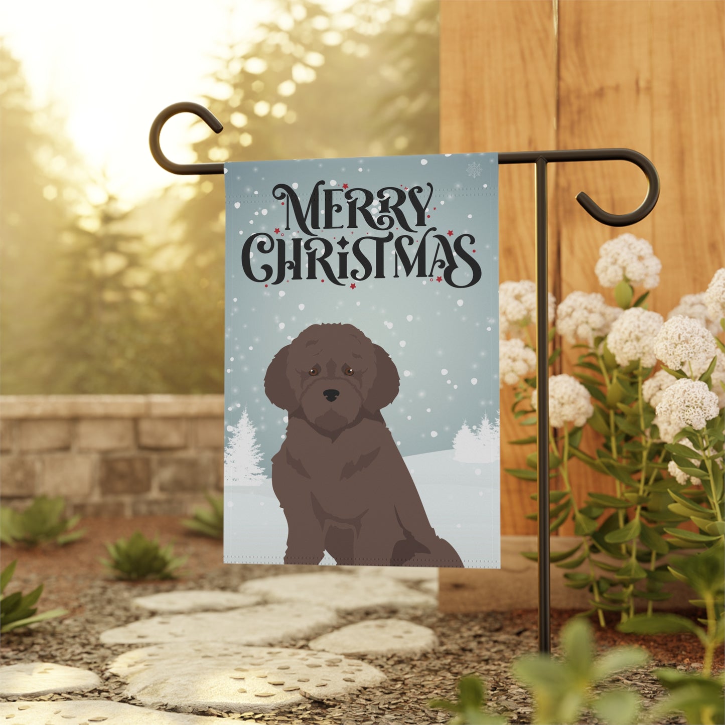 Lagotto Romagnolo Dog Garden Flag
