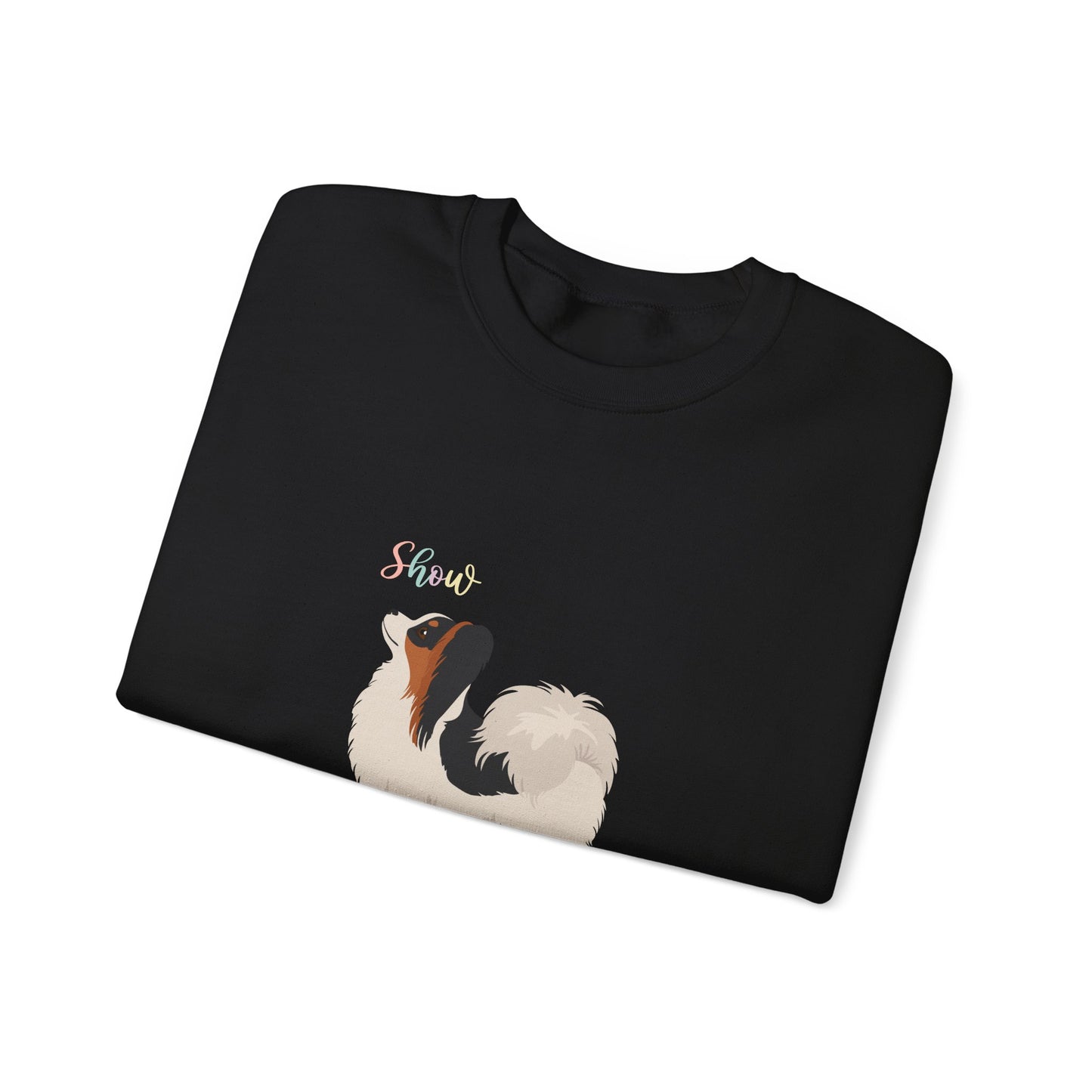 Papillon Dog Unisex Heavy Blend Crewneck Sweatshirt
