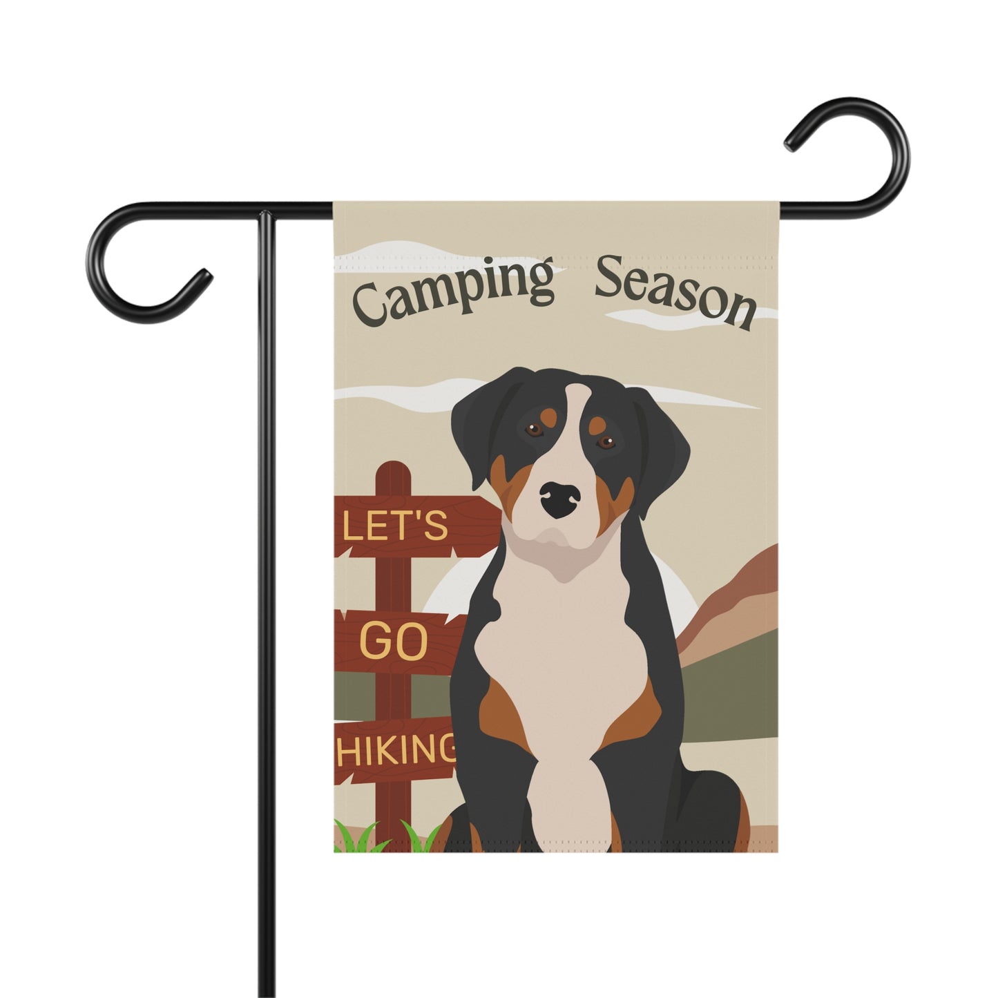 Great Swiss Mountain Dog Camping Garden Flag