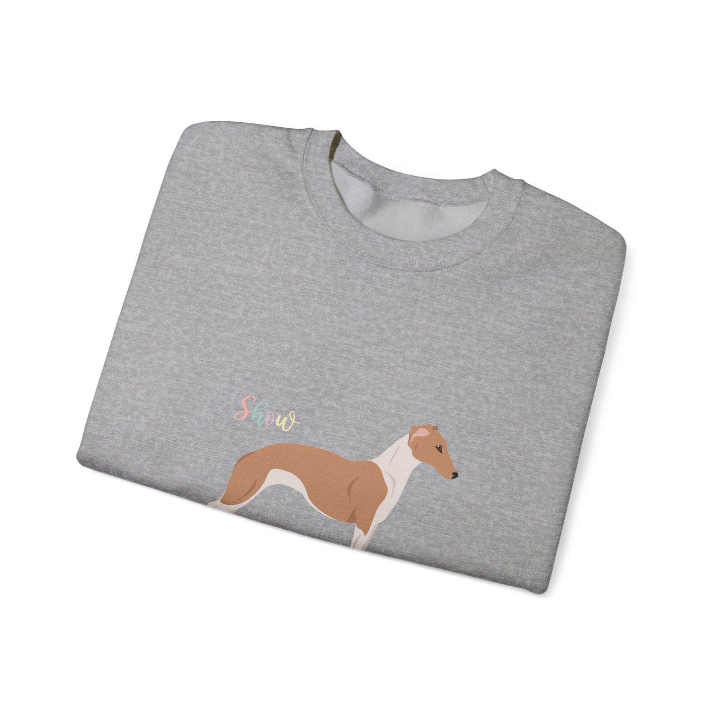 Whippet Dog Unisex Heavy Blend Crewneck Sweatshirt