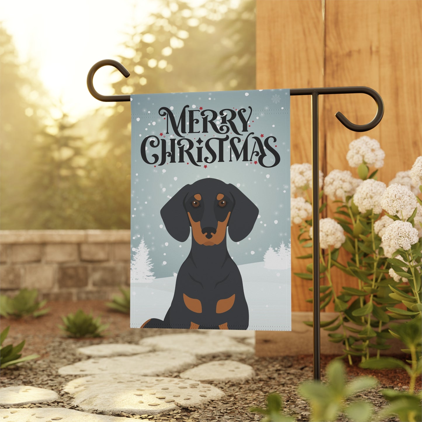 Dachshund Dog Garden Flag