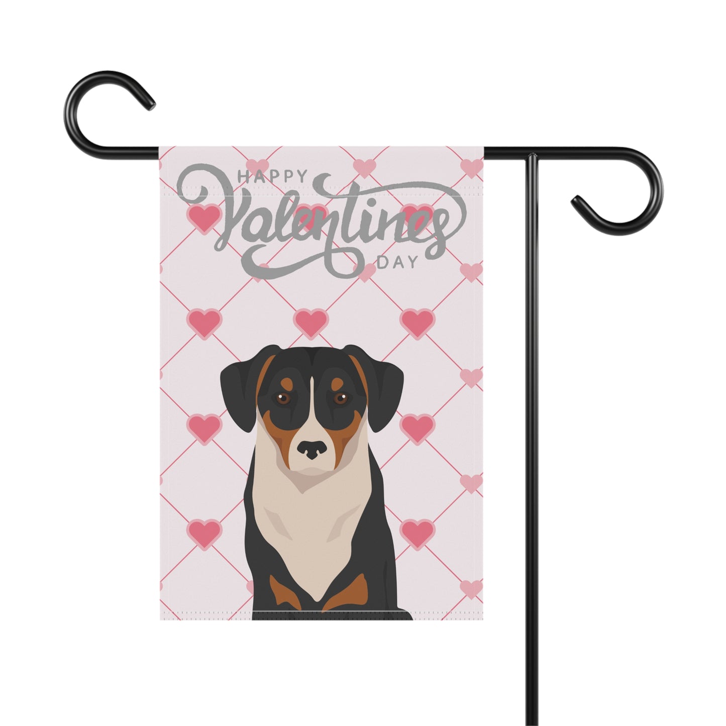 Austrian Pinscher Dog Valentine's Day Garden Flag