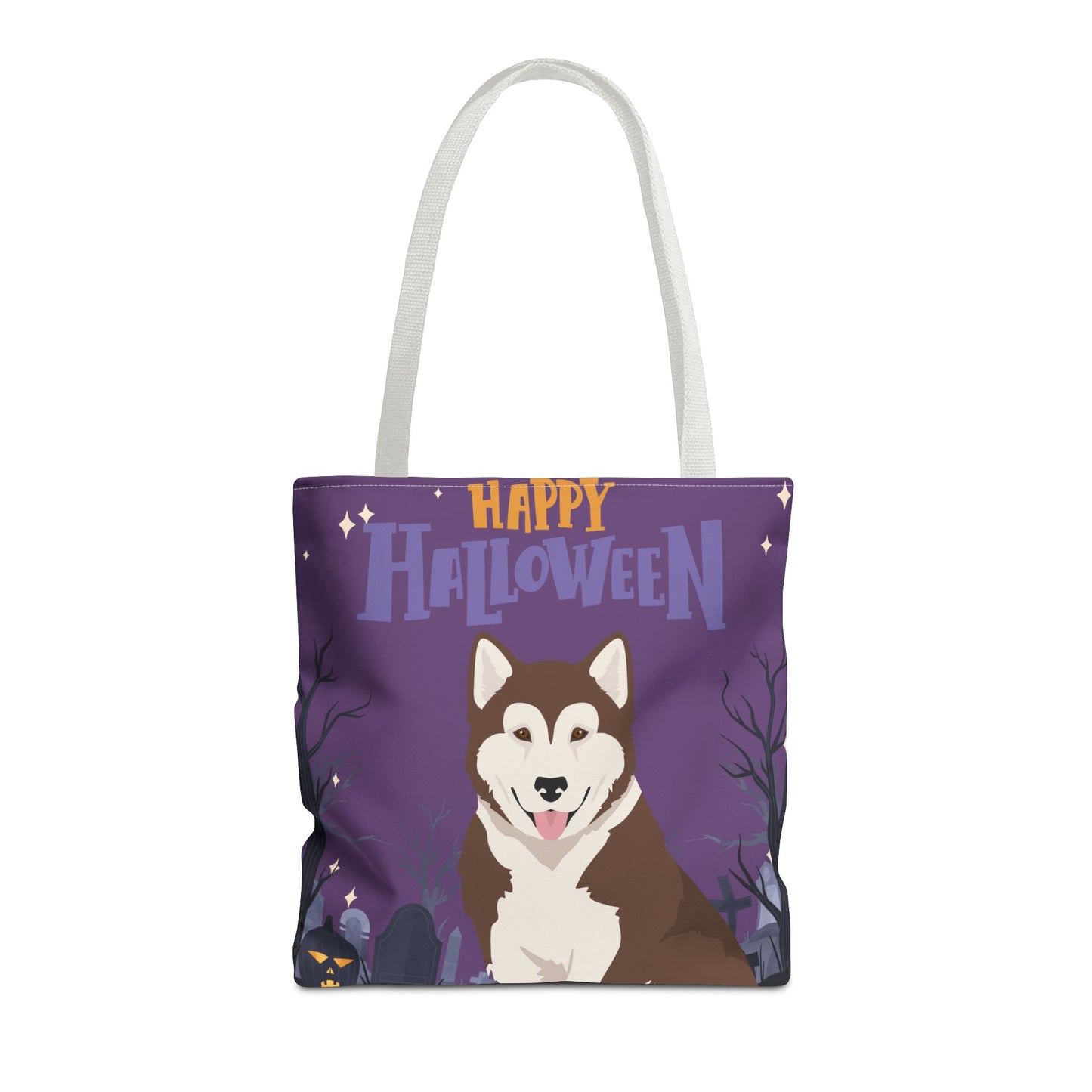 Canadian Inuit Dog Dog Happy Halloween Tote Bag 16x16