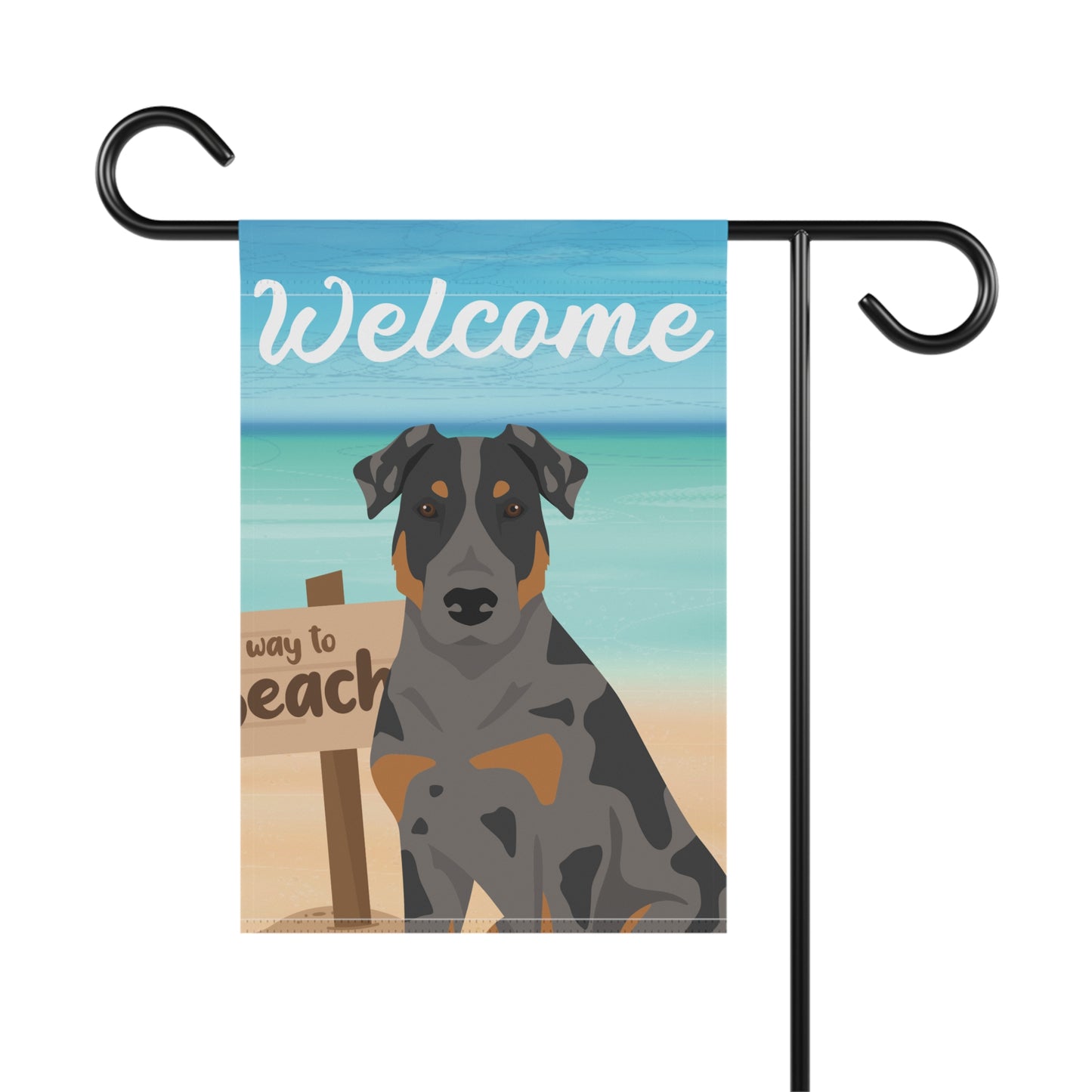 Beauceron Dog Garden Flag