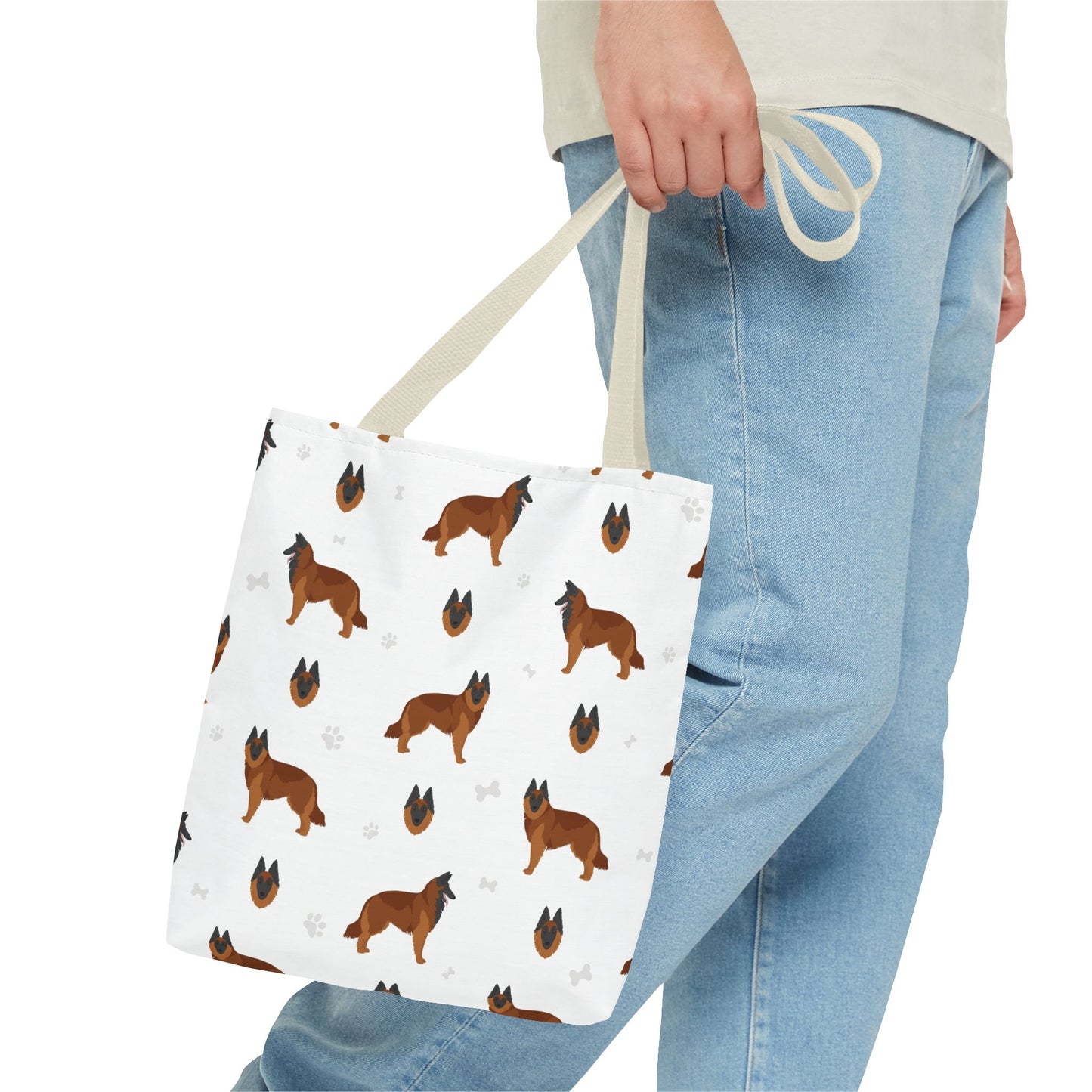 Belgian Tervuren Dog Tote Bag, Sheepdog Dog Mom Gift