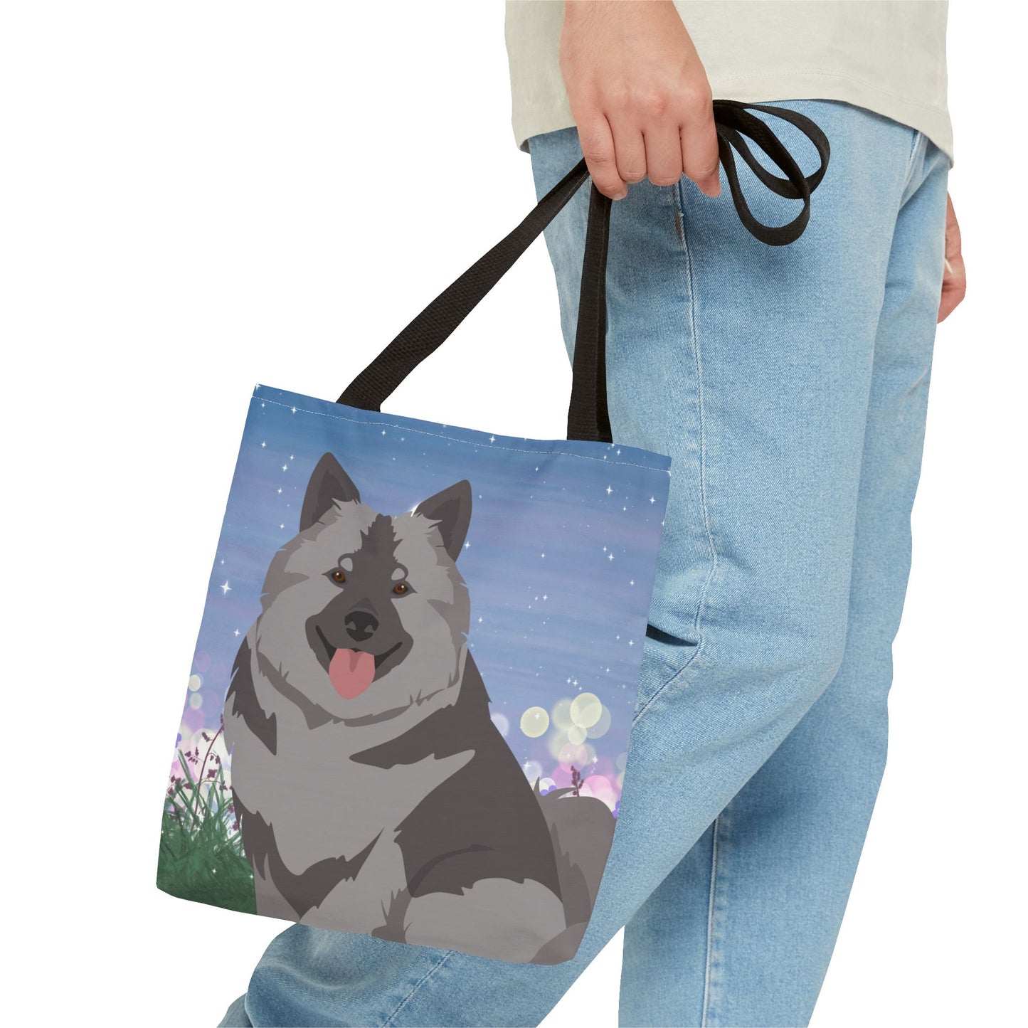 keeshond Dog Tote Bag 13x13