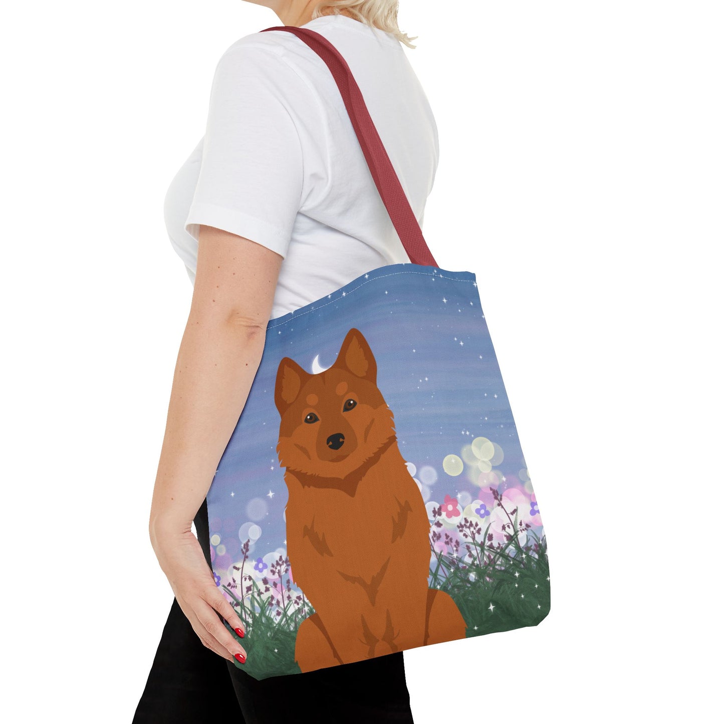 Finnish Spitz Dog Tote Bag 16x16