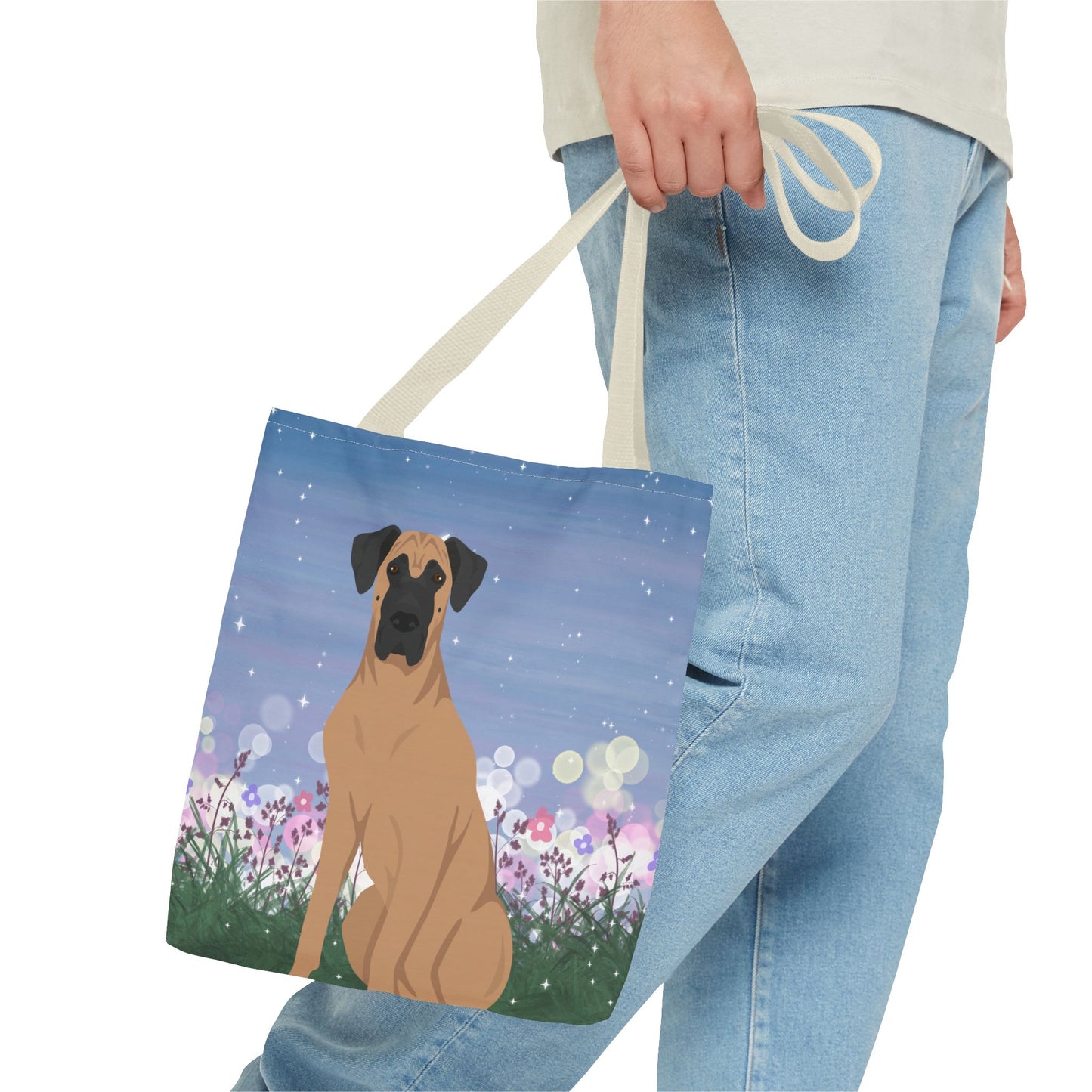 Great Dane Dog Tote Bag 13x13