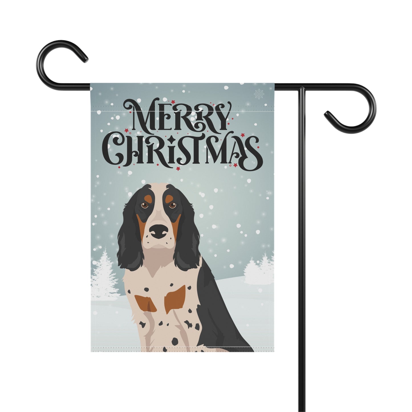 Russian Spaniel Dog Garden Flag