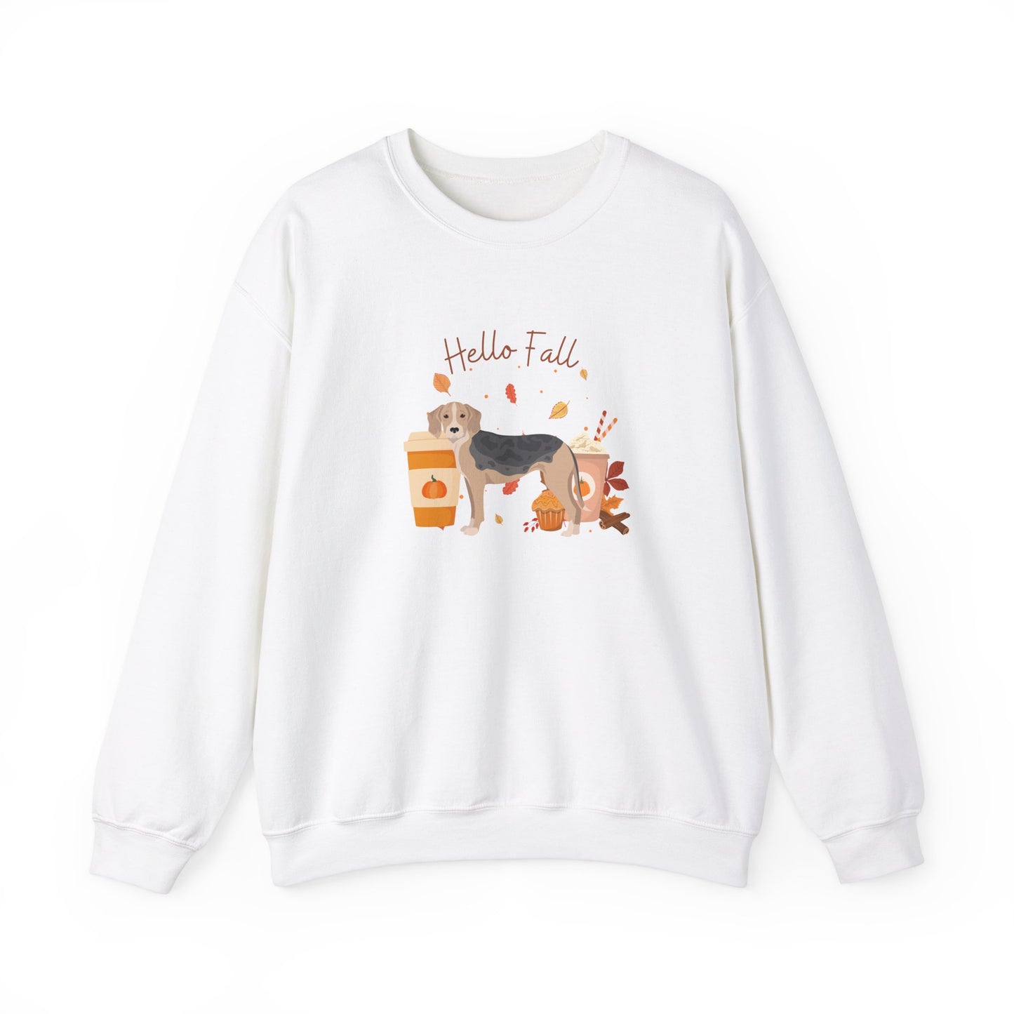 Dunker Dog Fall Unisex Heavy Blend Crewneck Sweatshirt