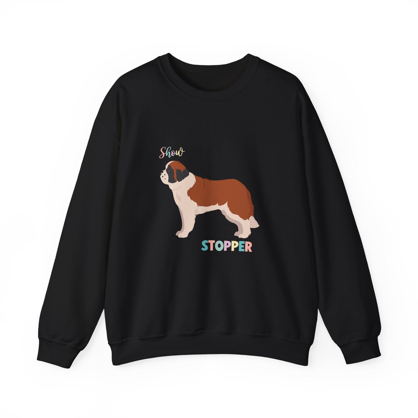 St Bernard Dog Unisex Heavy Blend Crewneck Sweatshirt