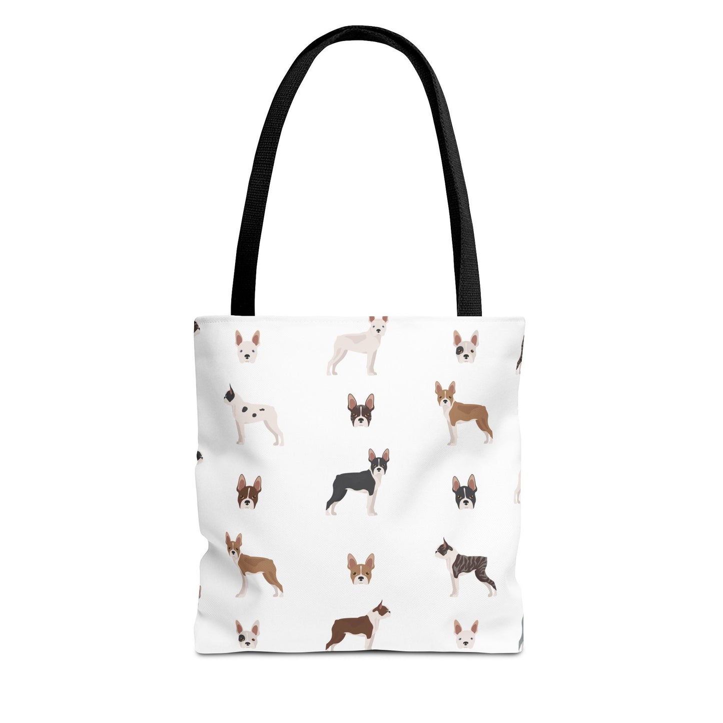 Boston Terrier Dog Tote Bag, Terrier Dog Mom Gift